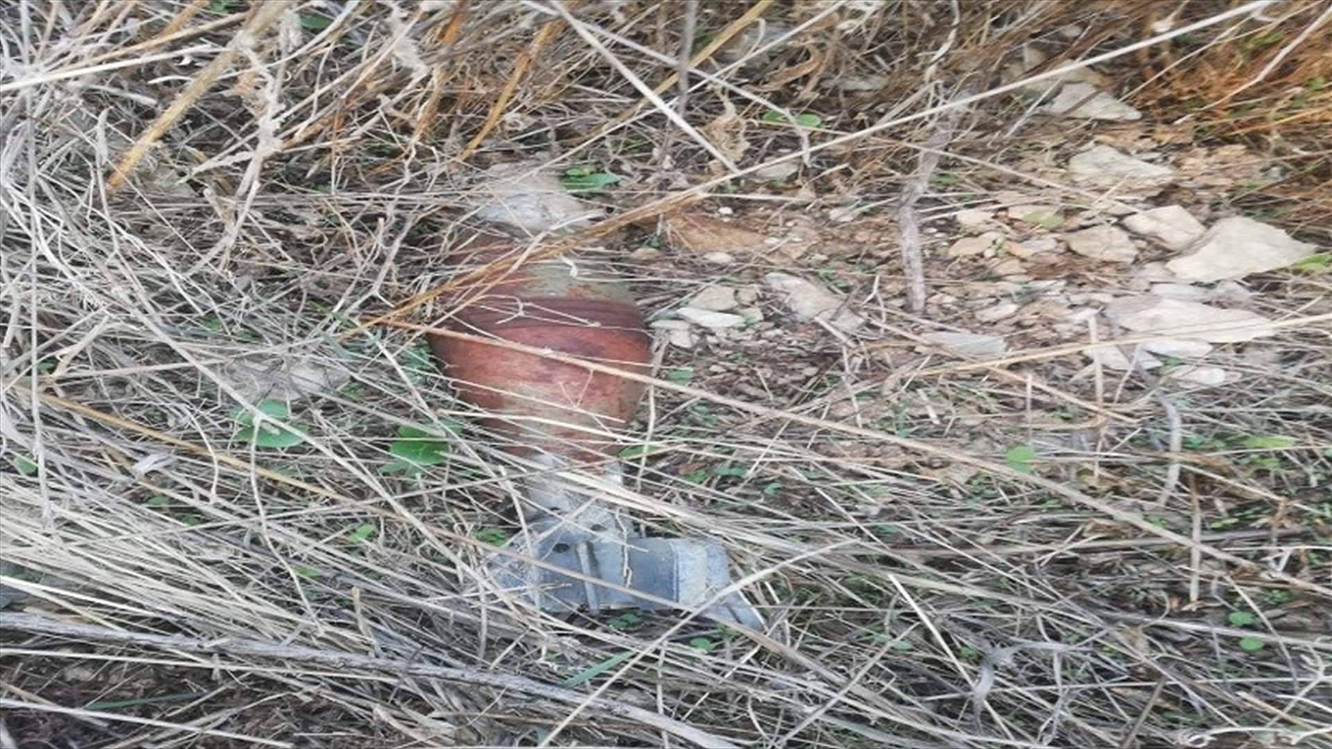 العثور على قذيفة في مركبا (صورة)