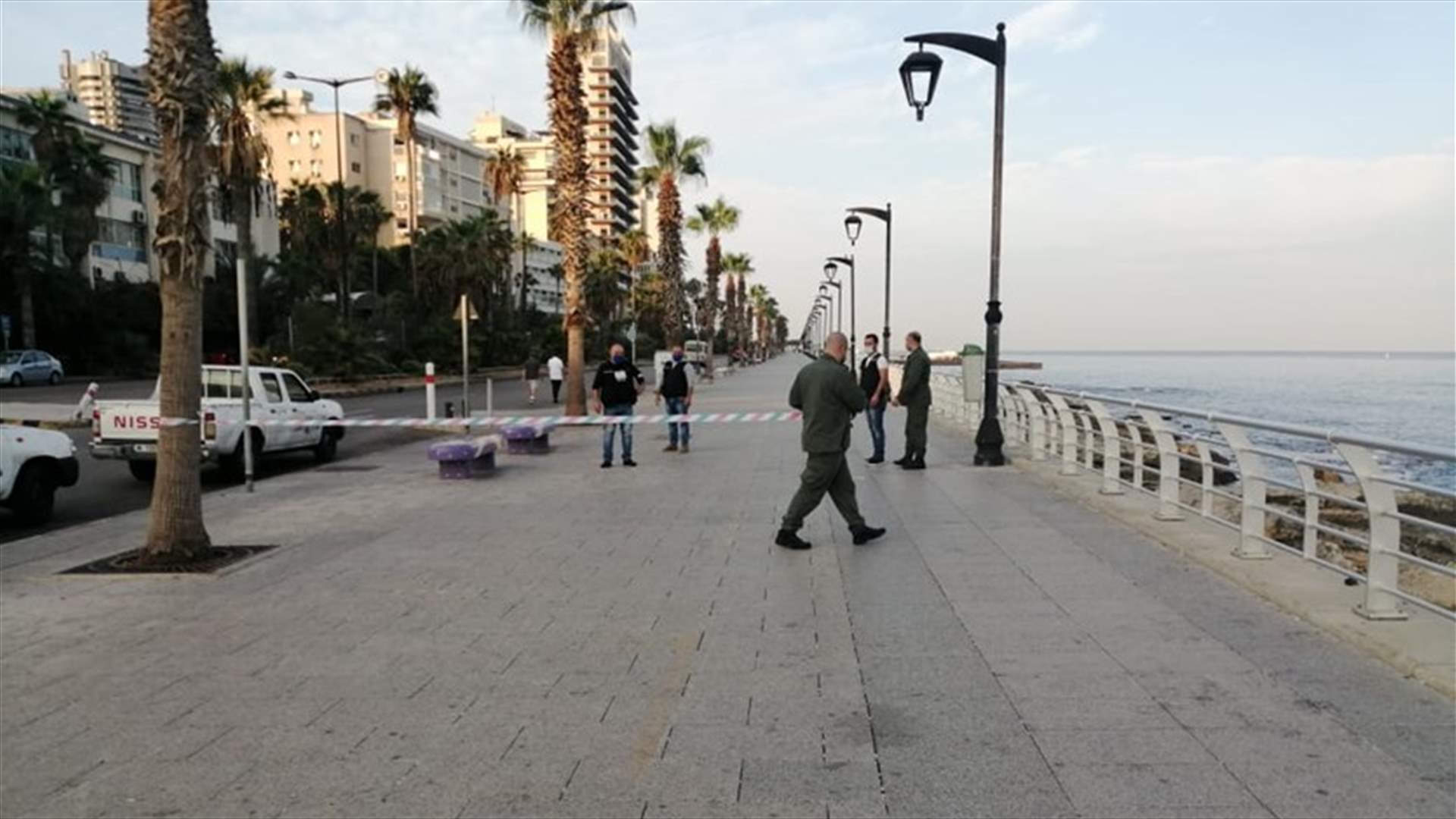 دوريات فوج حرس بيروت تجوب شوارع وأحياء العاصمة تنفيذاً لإجراءات الإغلاق العام