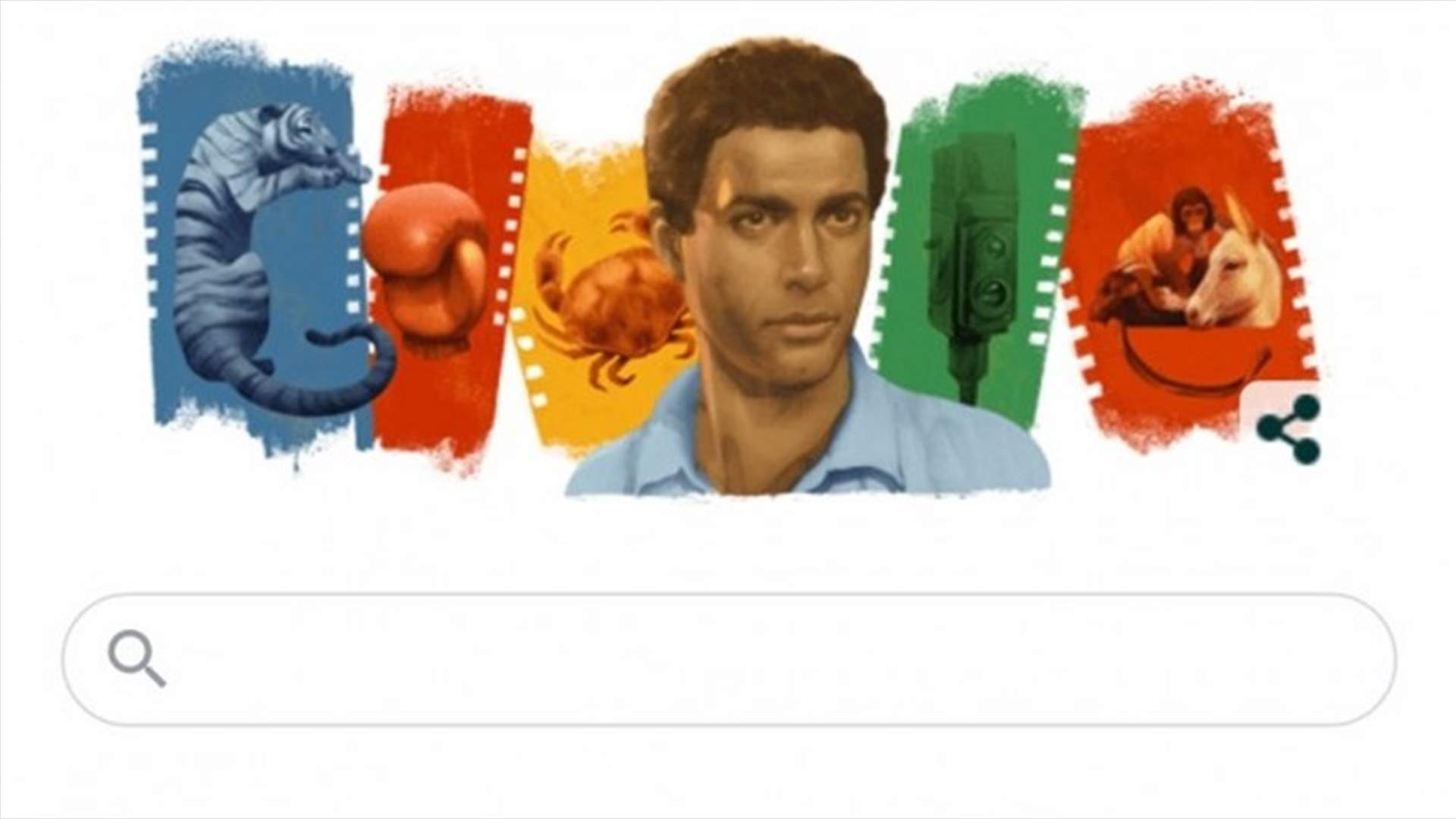 غوغل يكرّم &quot;النمر الأسود&quot; أحمد زكي في ذكرى ميلاده الـ71