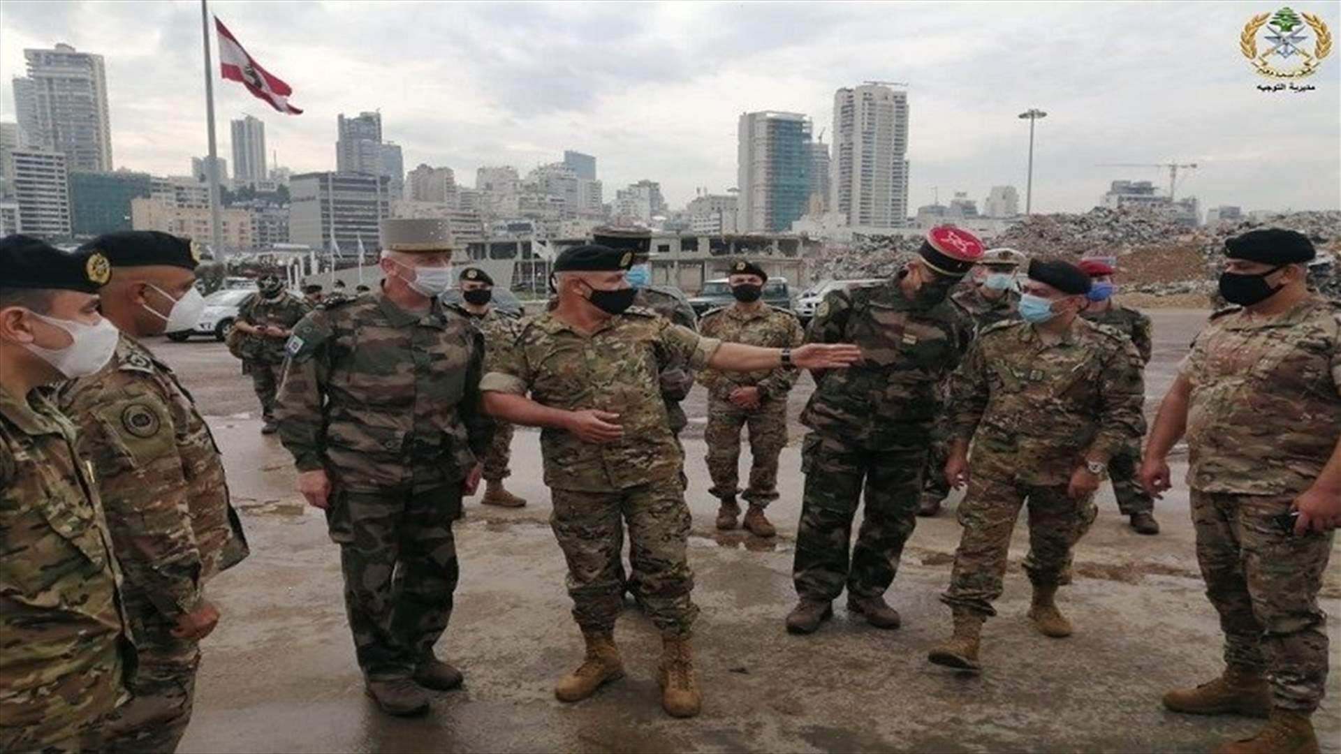 French Chief of Staff inspects Beirut port-[PHOTOS]