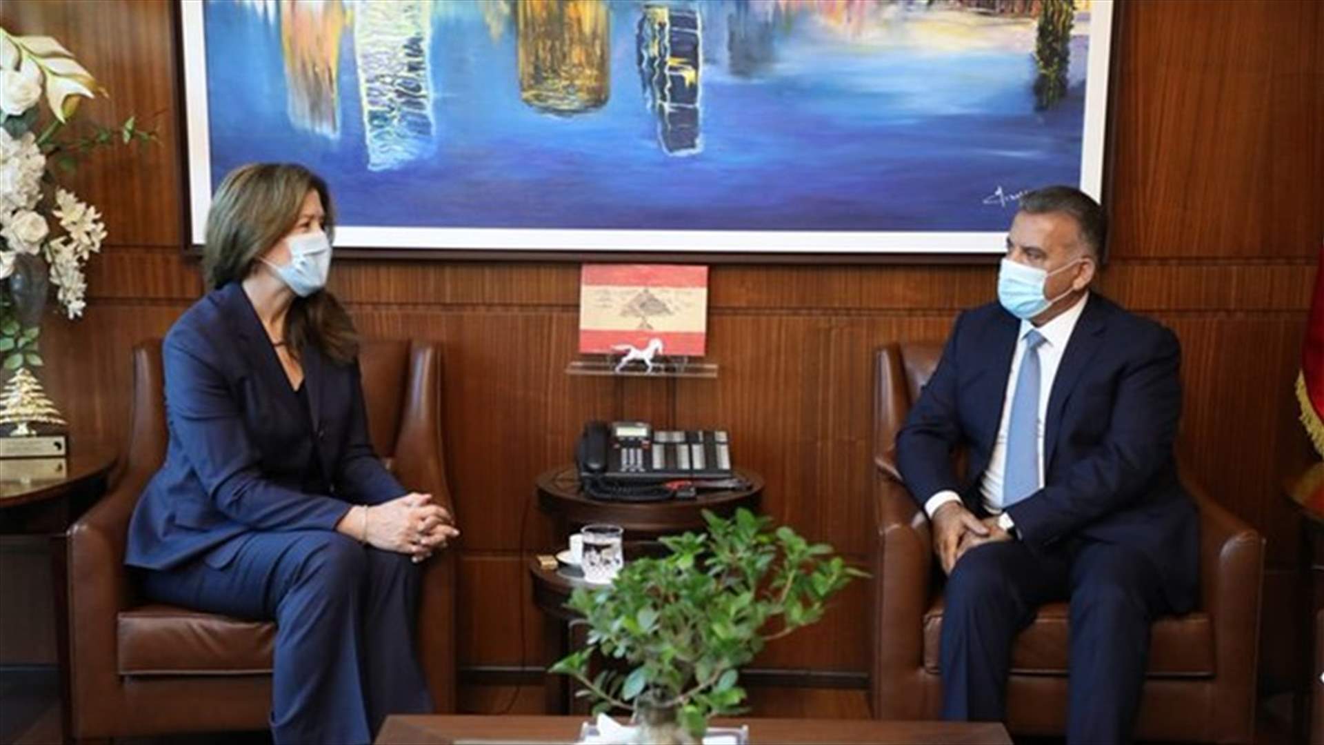 اللواء ابراهيم استقبل السفيرة الأميركية... ماذا بحثا؟