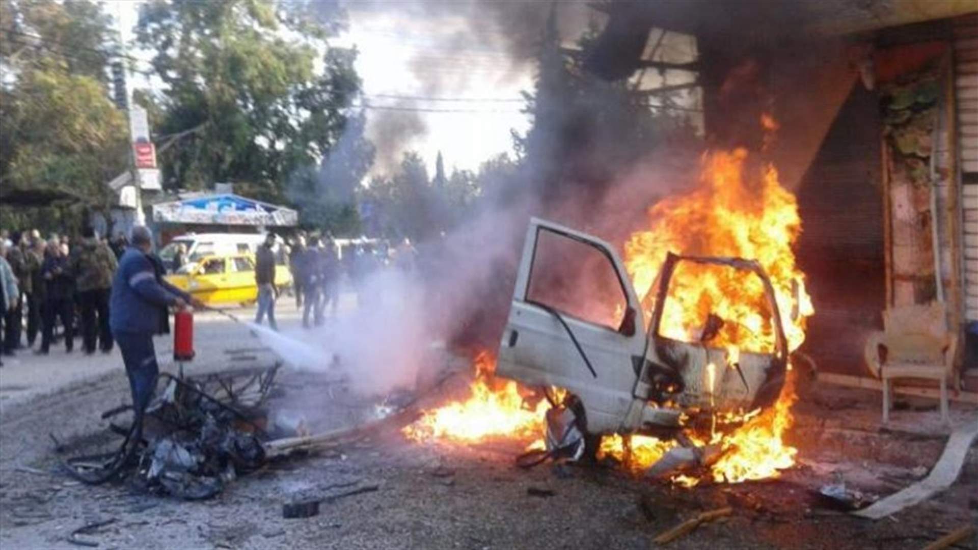 مقتل خمسة أشخاص في انفجار سيارة مفخخة في شمال سوريا