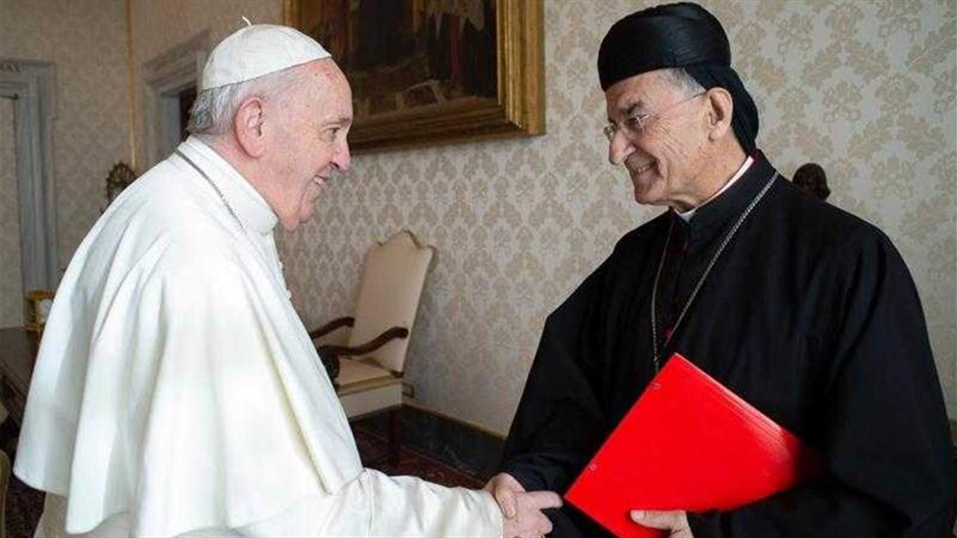 Rahi presents Pope Francis with a report on the prevailing situation in Lebanon and the region