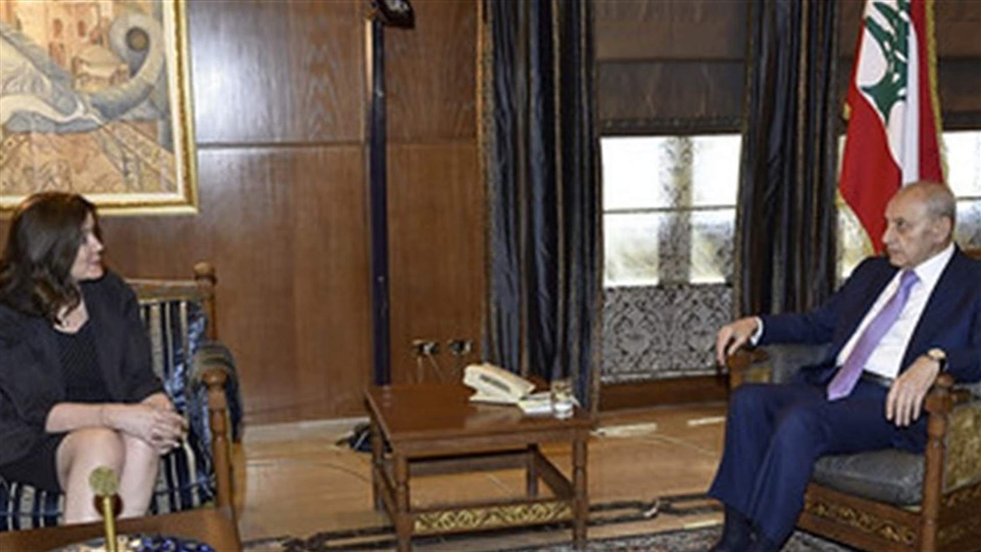 بري التقى السفيرة الأميركية في لبنان