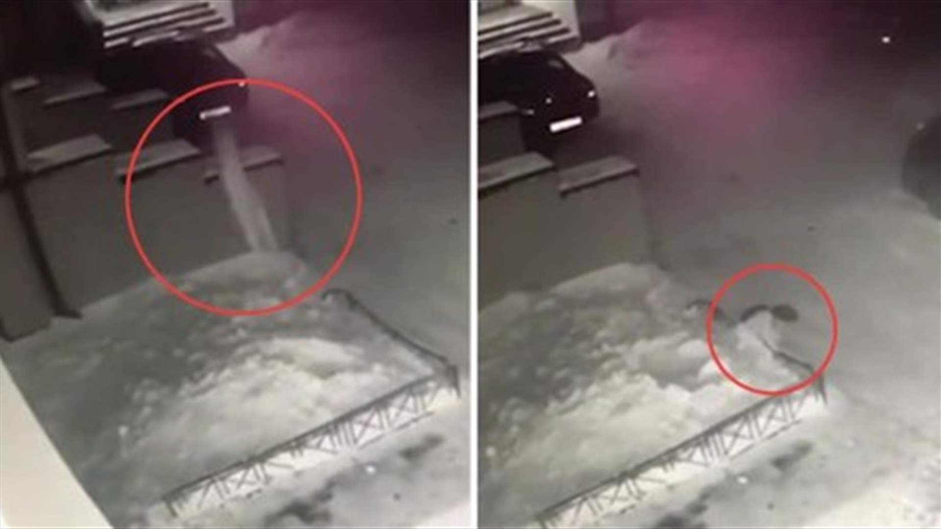 فتاة روسيّة تنجو بأعجوبة بعد سقوطها من الطابق الرابع... الثلوج أنقذتها! (فيديو)