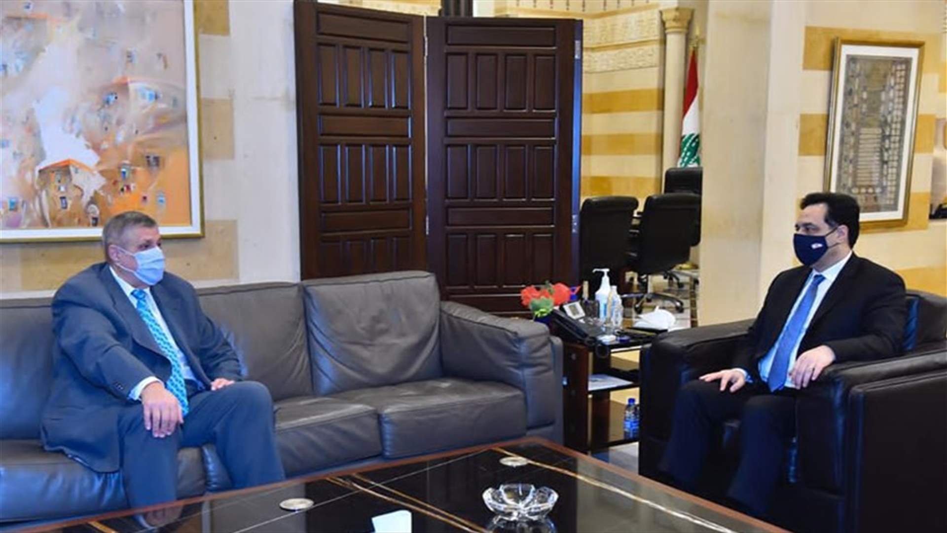 Diab meets UN’s Kubis, MP Hassan Ezzeddine