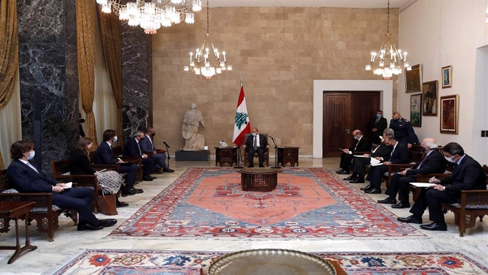 الرئيس عون التقى كليفرلي... الى ماذا تطرق البحث؟