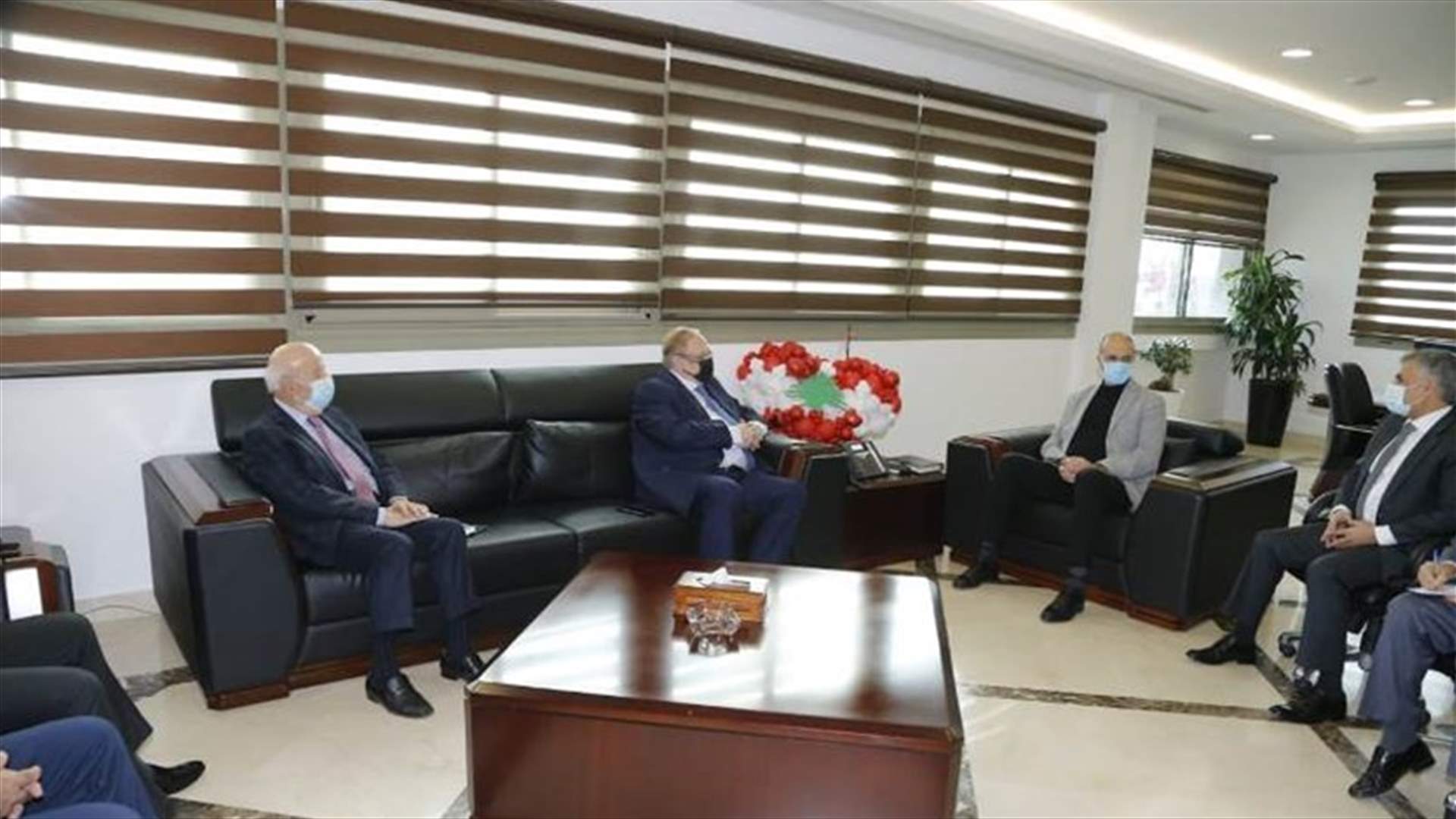 وزير الصحة التقى البستاني... وبحث في موضوع مستشفى دير القمر