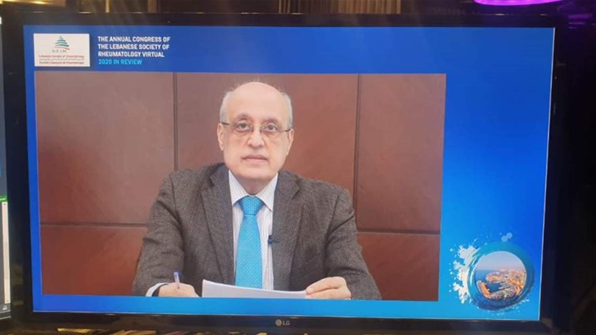 أبو شرف في مؤتمر أمراض المفاصل: نعمل لتحسين وضع الاطباء
