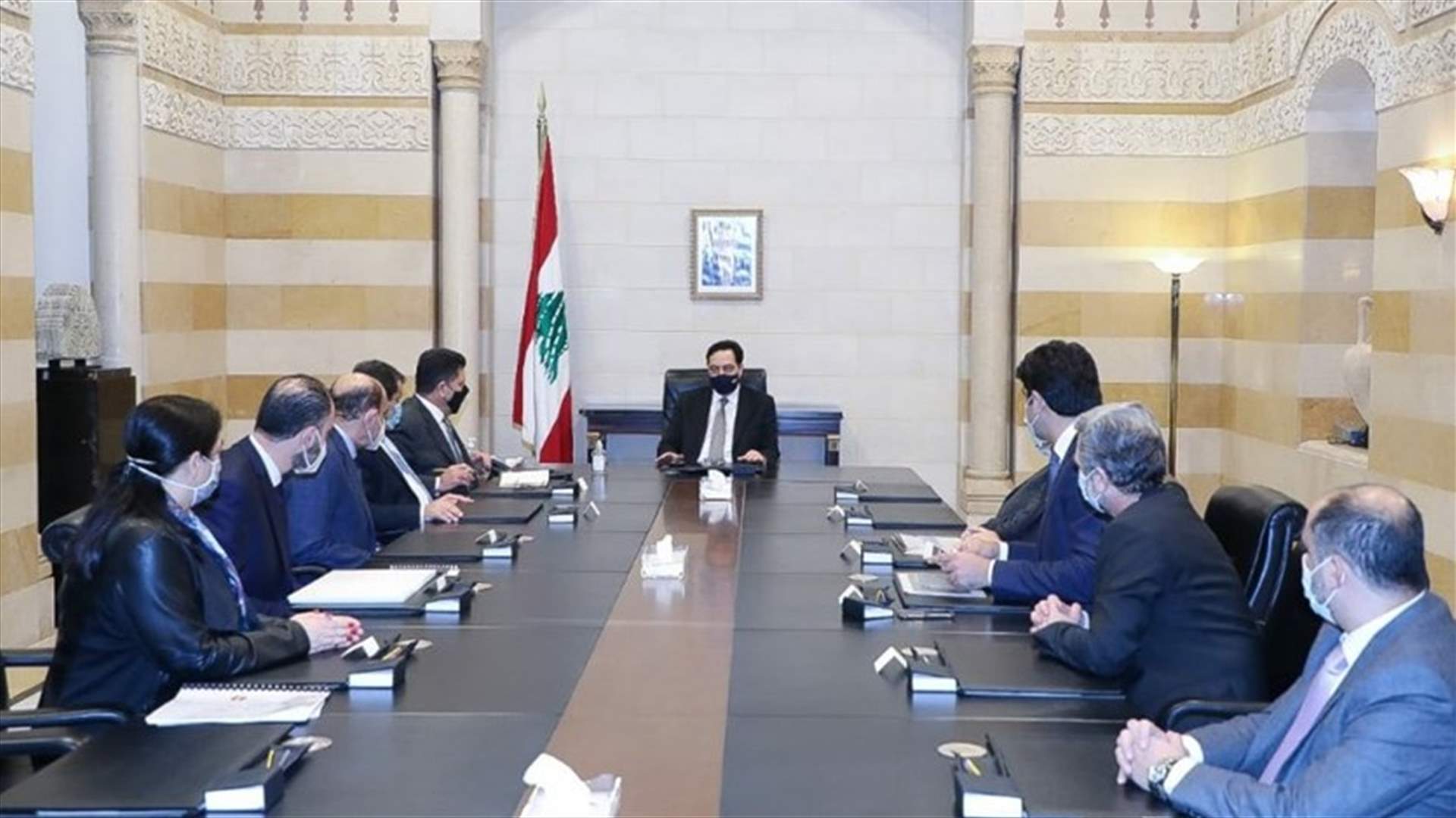 دياب التقى غجر مع وفد من موردي الكهرباء.. واستقبل سفير سلوفينيا وعقد اجتماعا مع حواط
