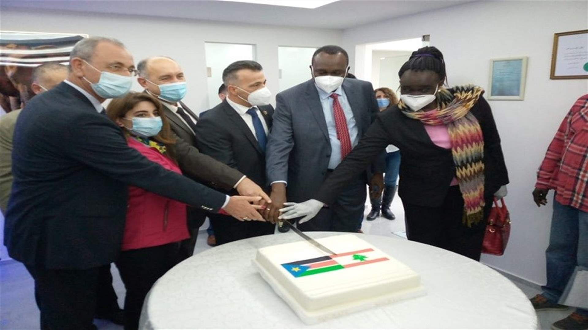 افتتاح القنصلية الفخرية لجنوب السودان في الجناح