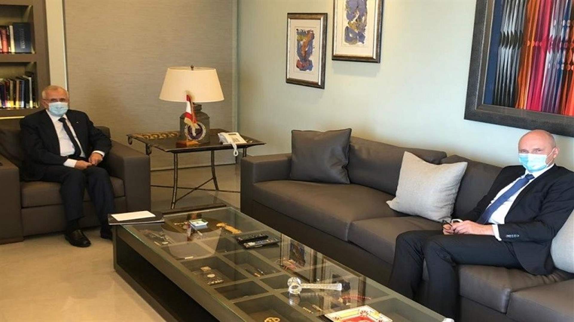 سليمان استقبل السفير الألماني: لترميم علاقة لبنان بالدول الصديقة