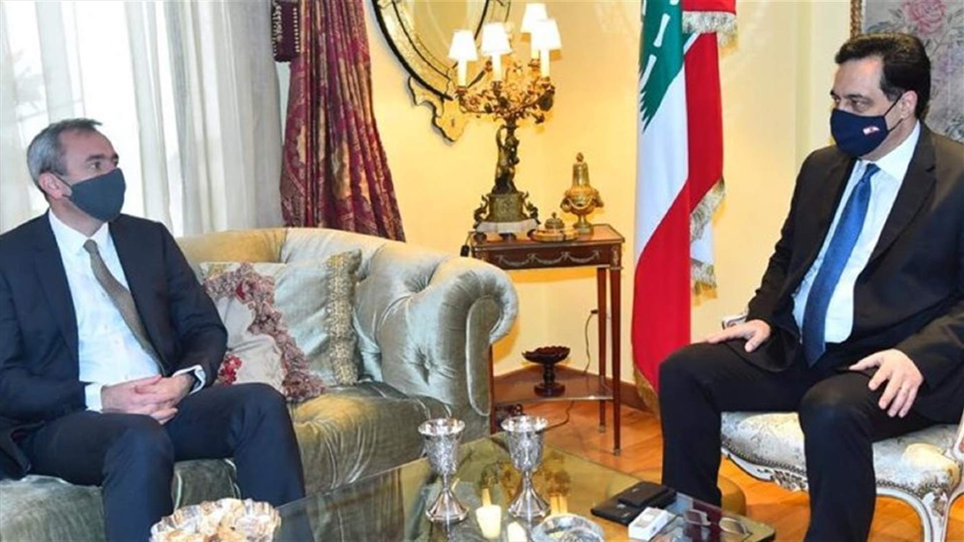 دياب استقبل رامبلينغ في زيارة وداعية... وبحث التطورات العامة مع كوبيتش