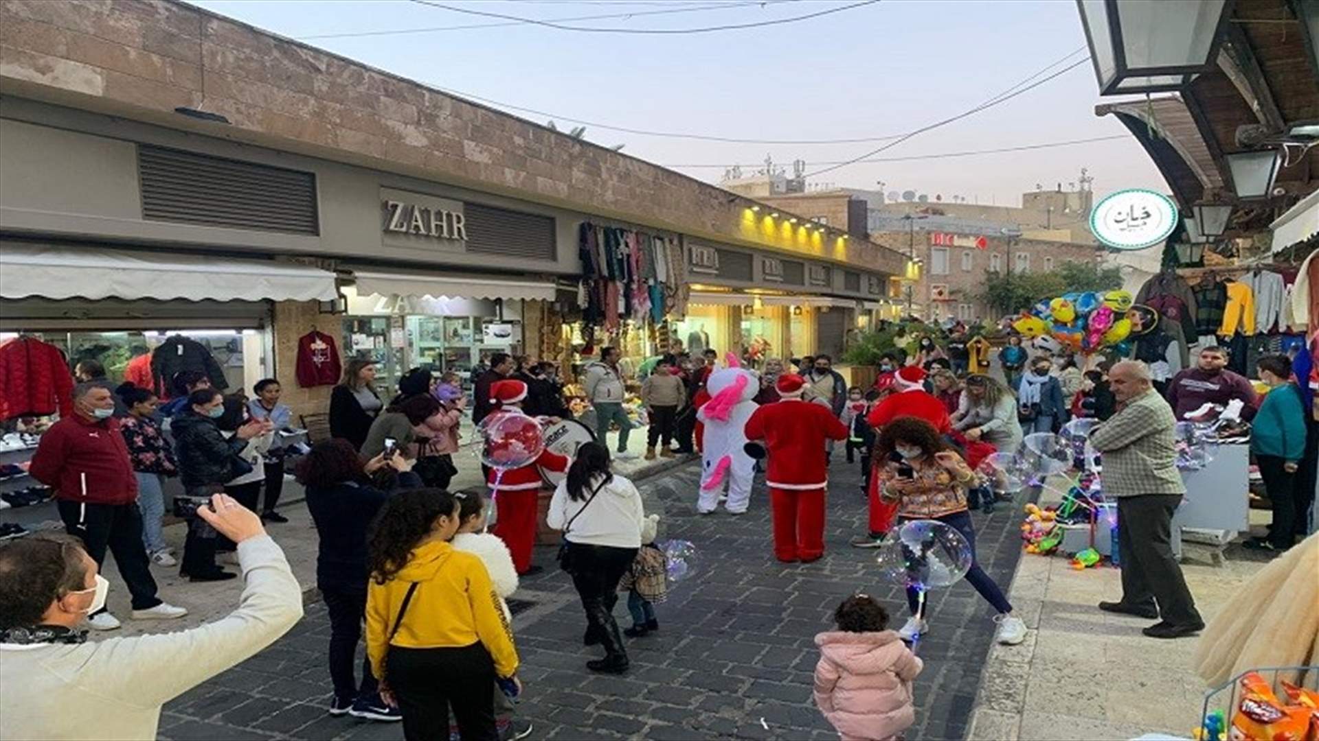 كرنفال الميلاد ينطلق في شوارع جبيل