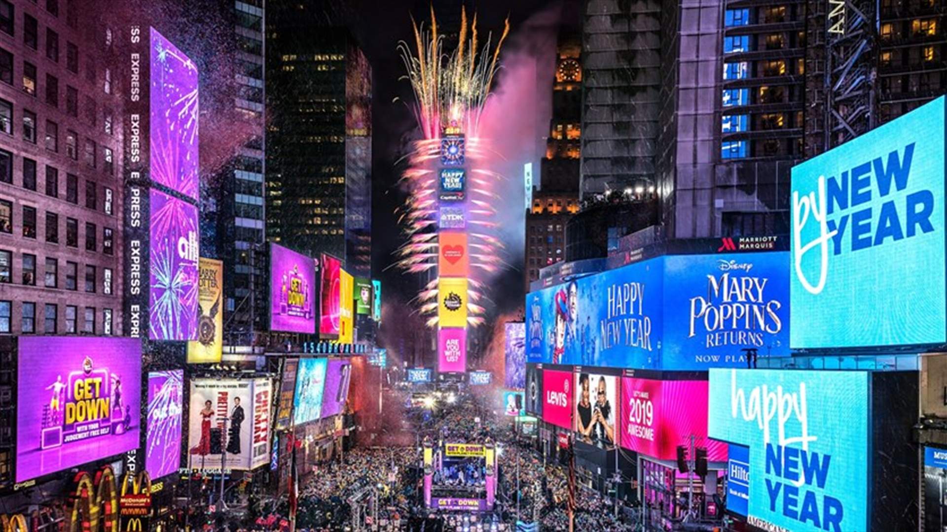 لأول مرّة منذ العام 1907... التقليد السنوي في "تايمز سكوير" من دون جمهور ليلة رأس السنة