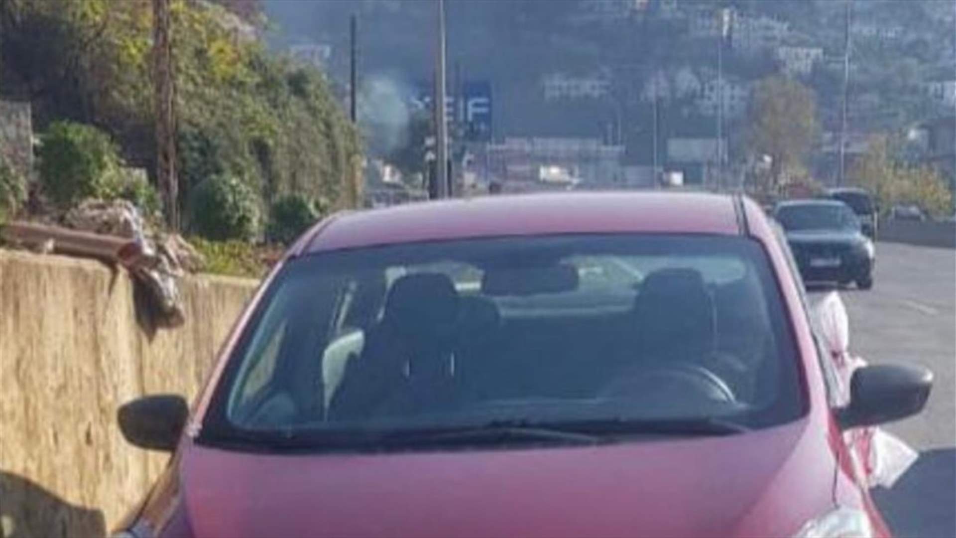 العثور على سيارة نوع كيا  cerato  كانت مسروقة على اوتوستراد نهر ابراهيم ...