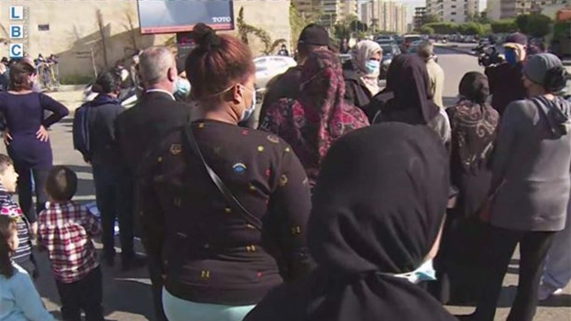 اعتصام لأهالي السجناء في محيط قصر الاونيسكو