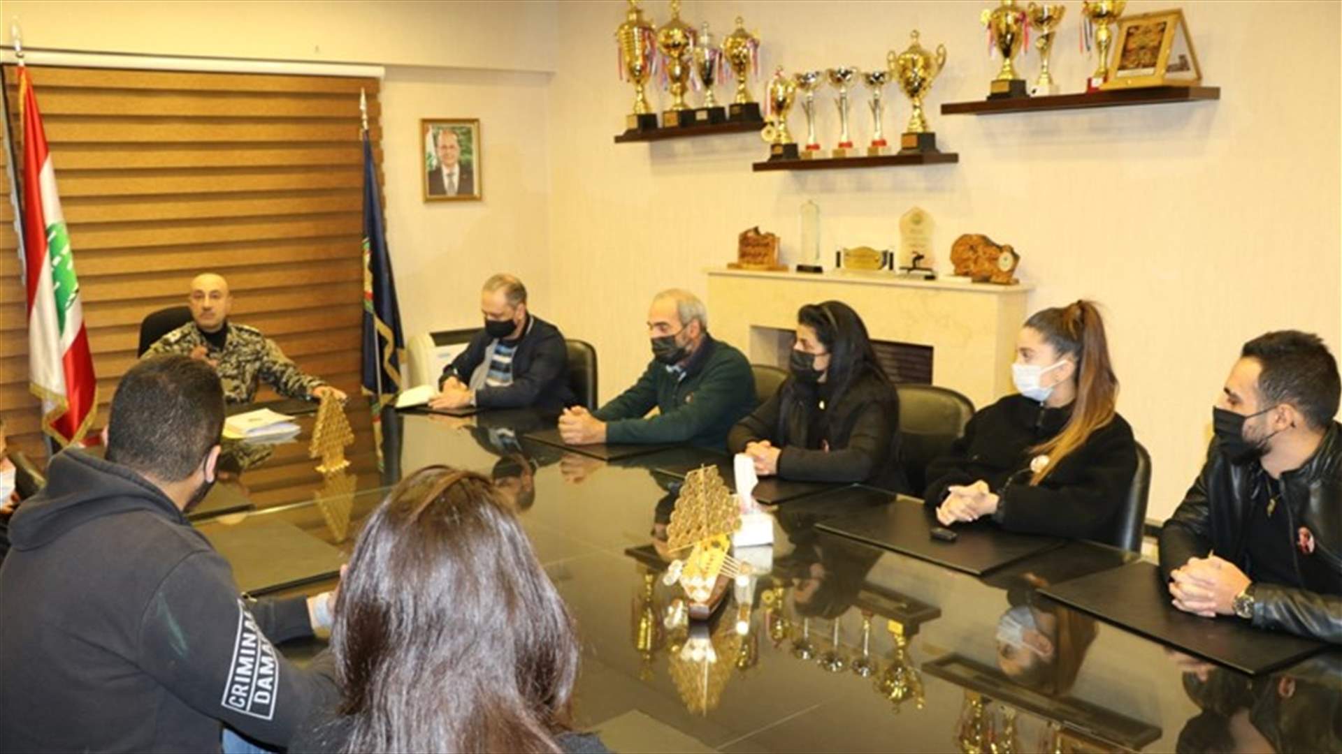 اللواء صليبا تعهد لذوي شهداء فوج إطفاء بيروت بمتابعة قضيتهم لاحقاق العدالة