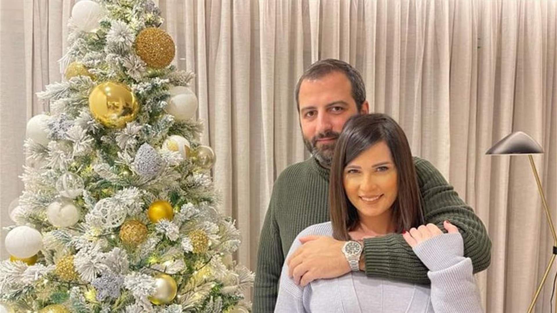 الظهور الأول لنيكول الحجل بعد فقدانها توأمها... وكلمات مؤثّرة ليلة عيد الميلاد (صورة)