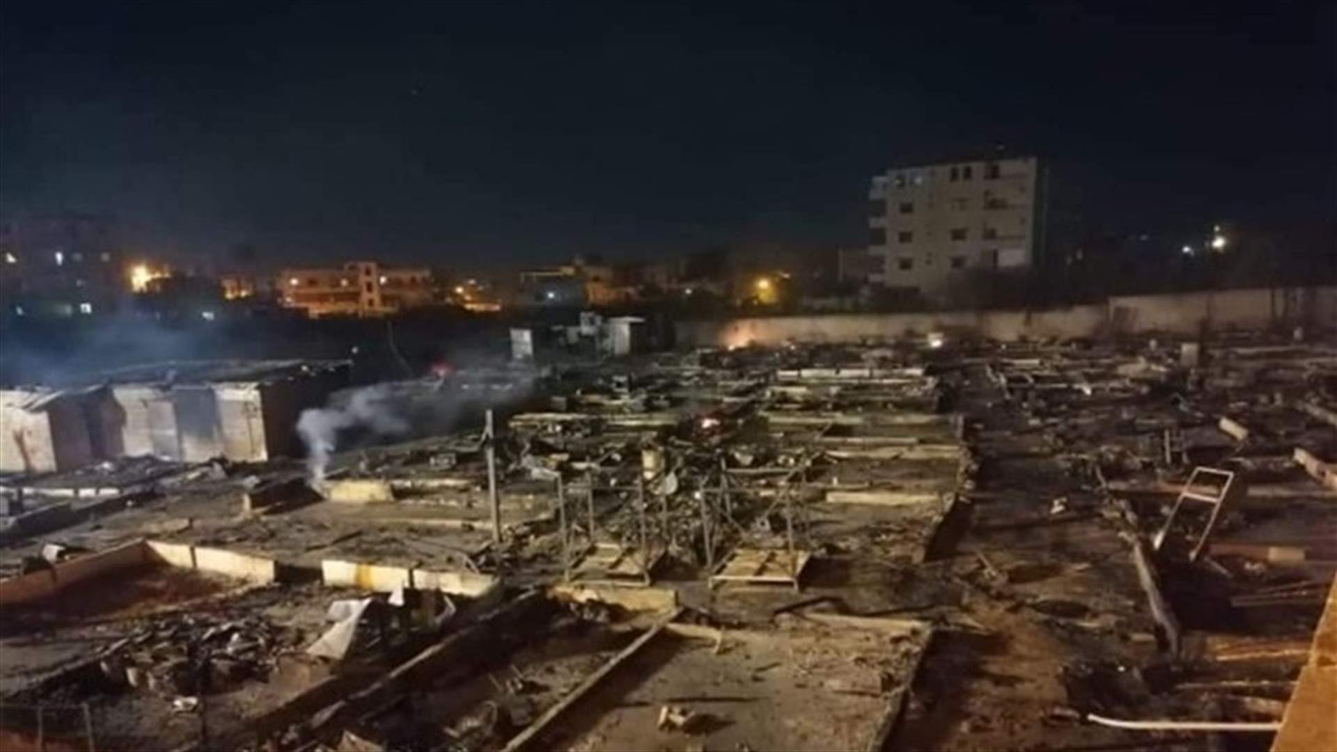&quot;الخارجية&quot; لم تتلق اي اتصال من مسؤول سوري بعد إحتراق مخيم بحنين للنازحين (الجمهورية)