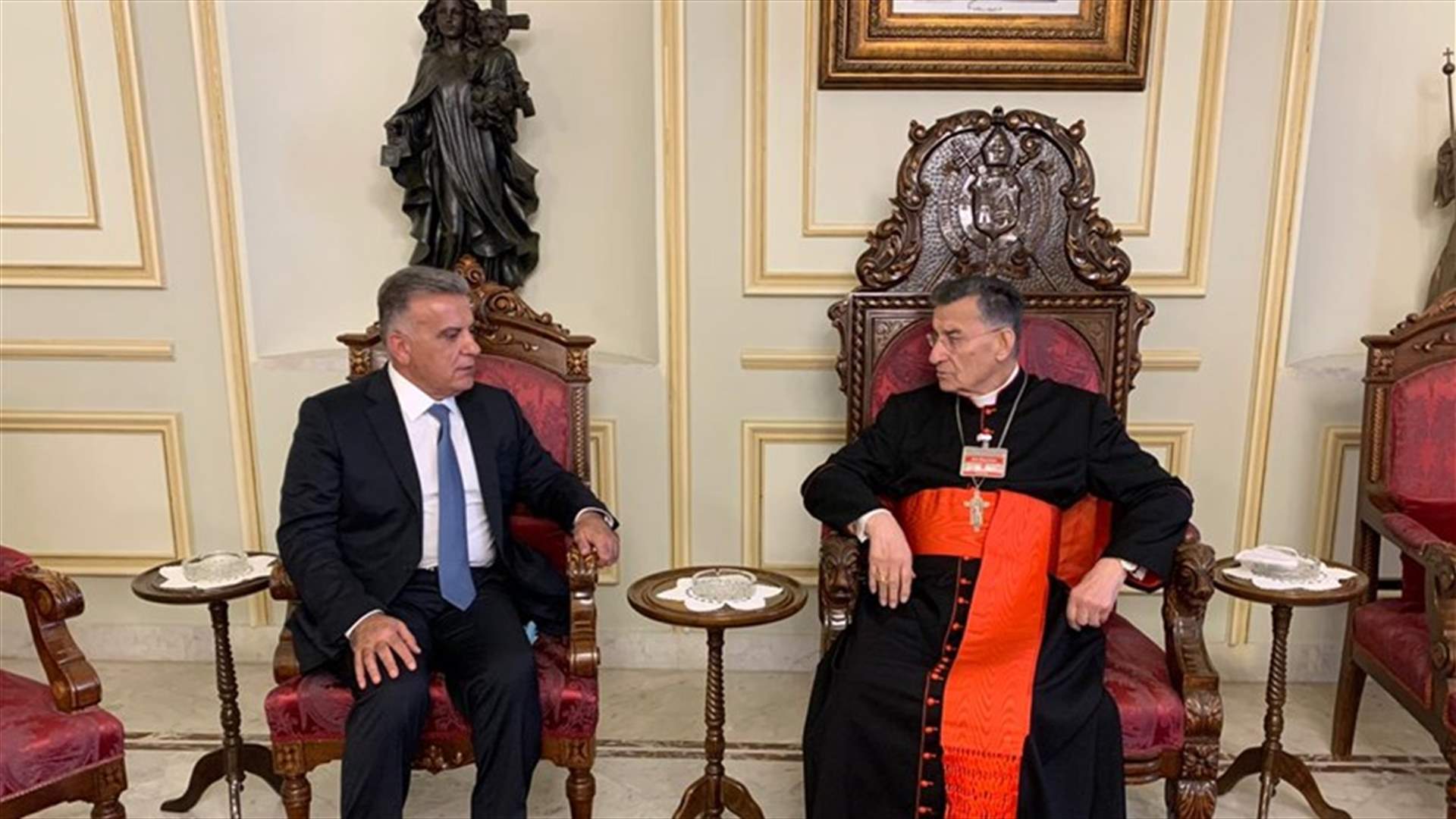 البطريرك الراعي يلتقي في هذه الاثناء المدير العام للامن العام اللواء عباس ابراهيم