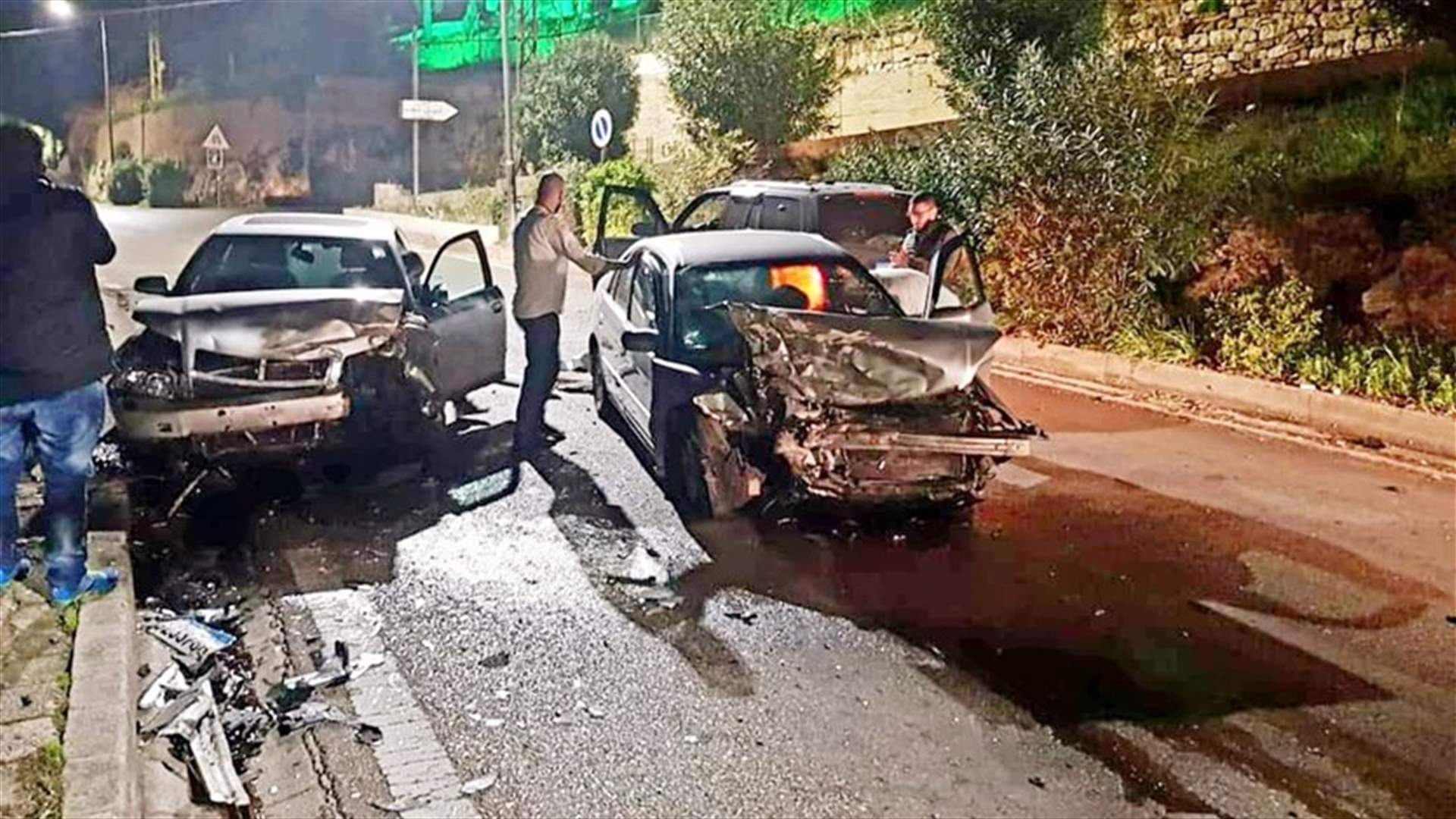 جريحان بحادث سير في ذوق مكايل