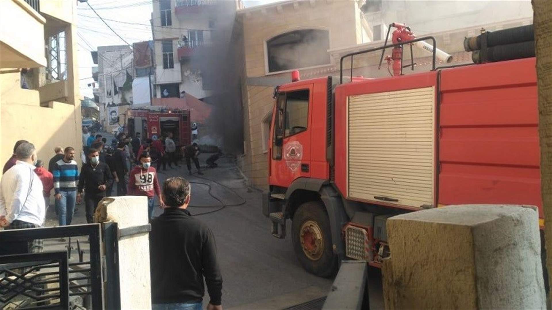 اندلاع حريق في مسجد في الغازية