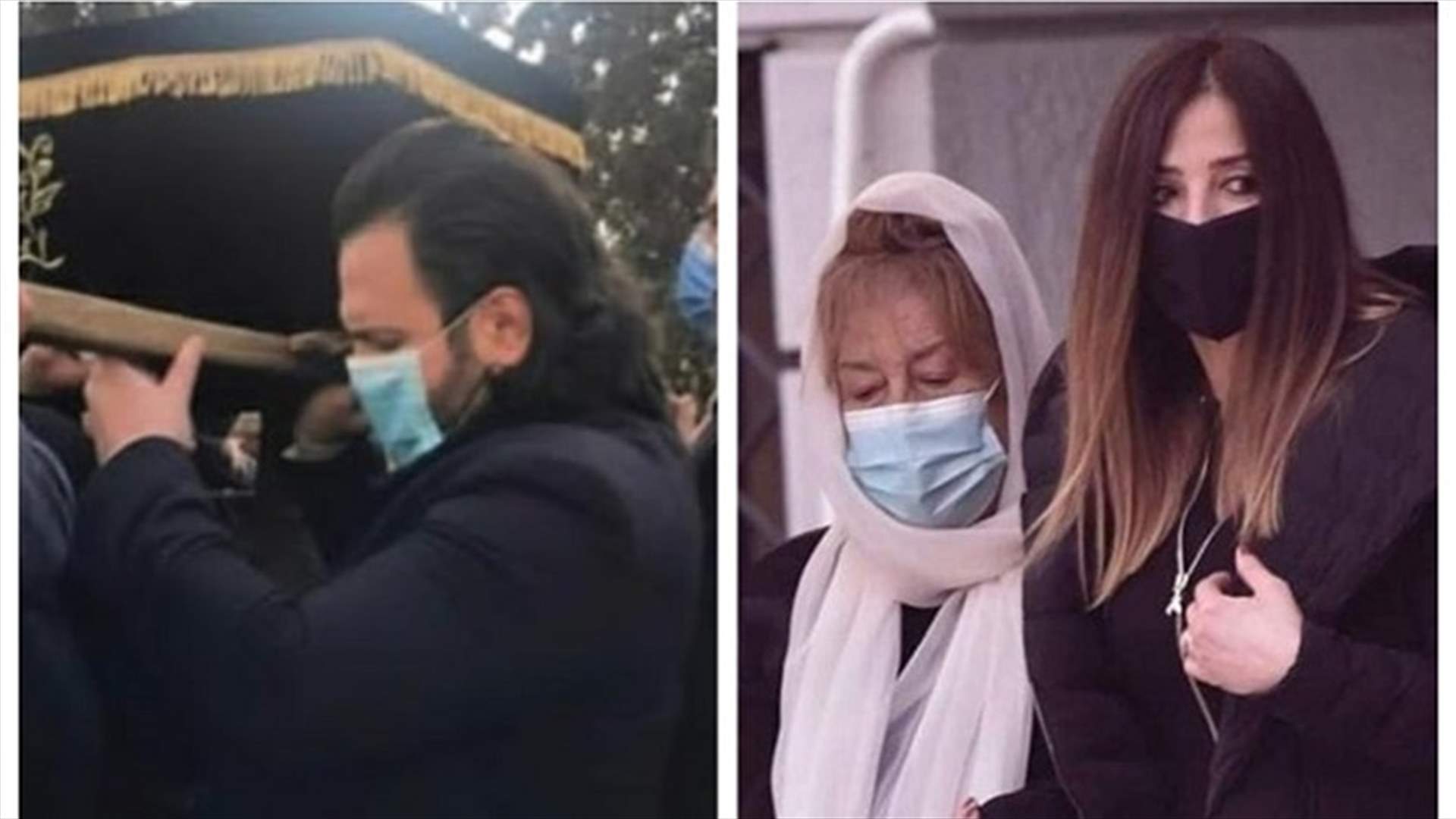 وفاء الكيلاني وتيم حسن في جنازة حاتم علي... إنتهت شائعة إنفصالهما