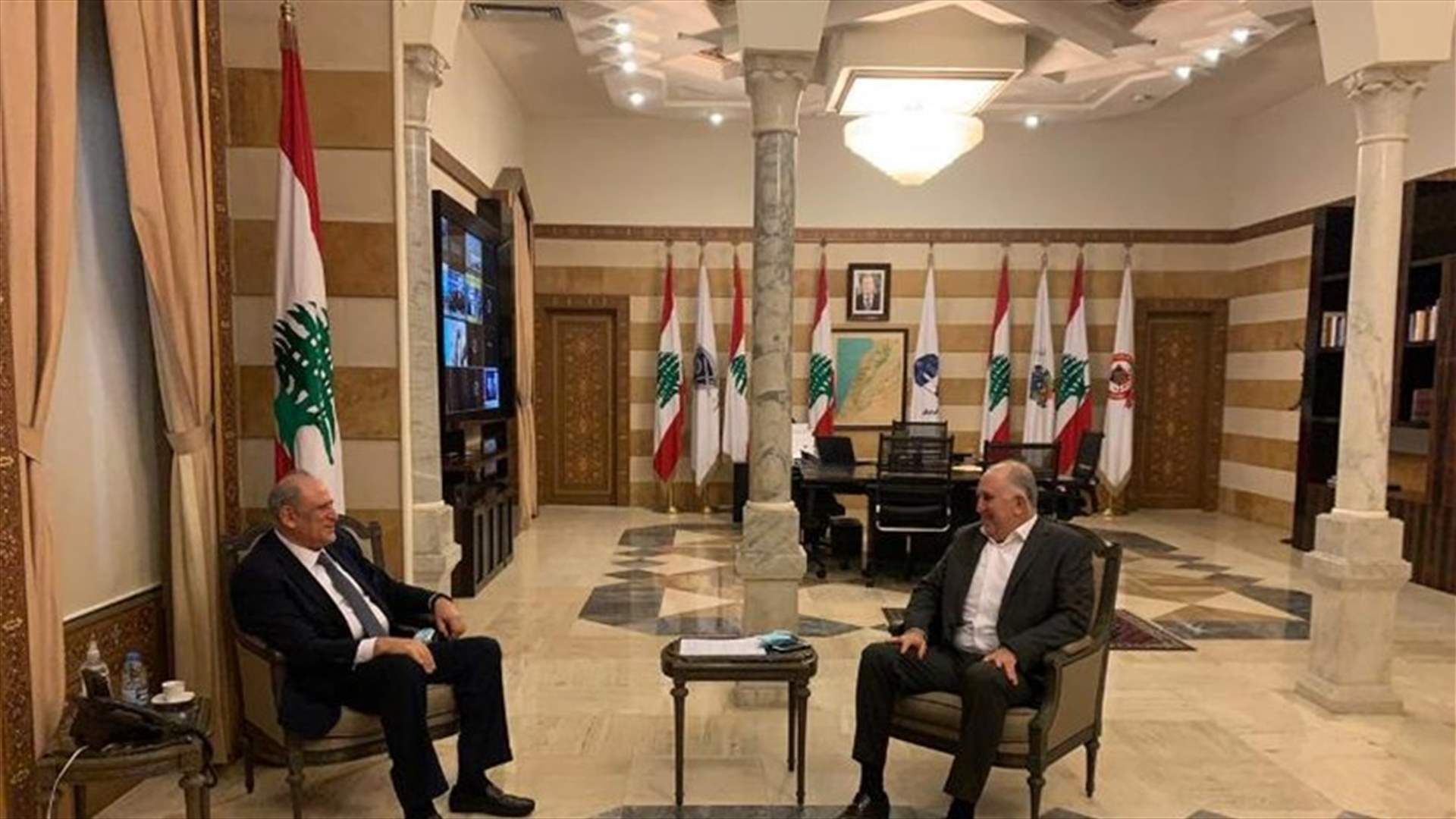 فهمي عرض مع الجراح المستجدات الأمنية في البقاع الغربي