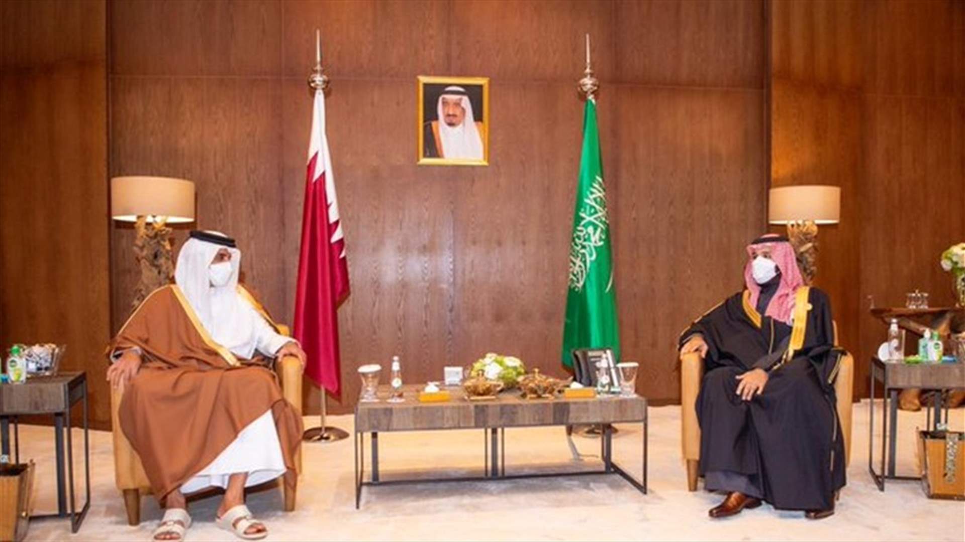 لقاء بين ولي العهد السعودي وأمير قطر... واستعراض العلاقات الثنائية بين البلدين (صوَر)