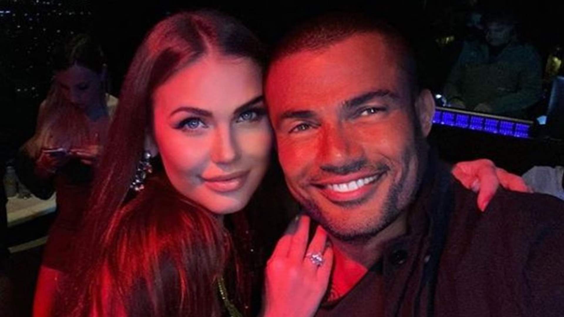 بعد دينا الشربيني... هل تكون ملكة جمال لاتفيا حبيبة عمرو دياب؟
