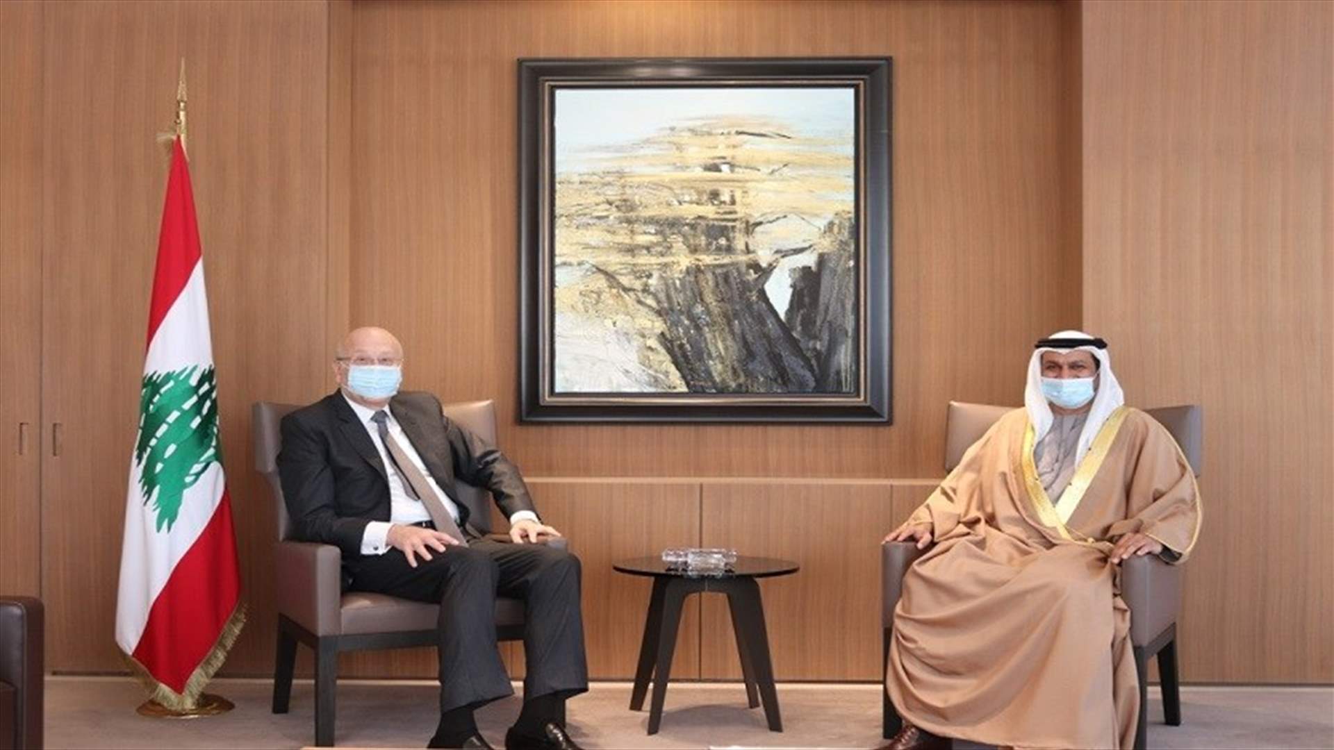 ميقاتي التقى الشامسي:  أتمنى أن تعود الرعاية العربية للبنان
