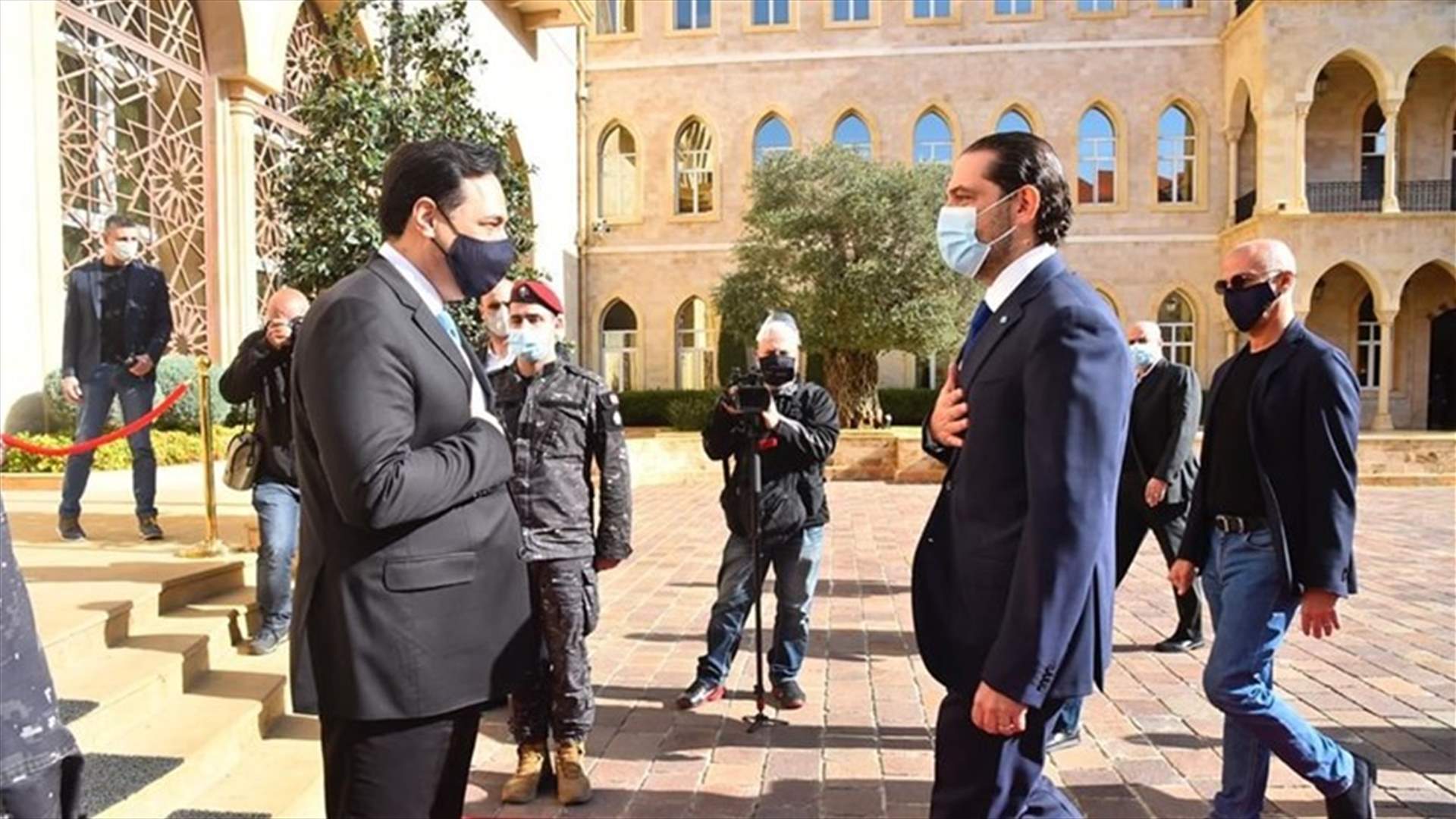 حسان دياب في بيت الوسط اليوم...