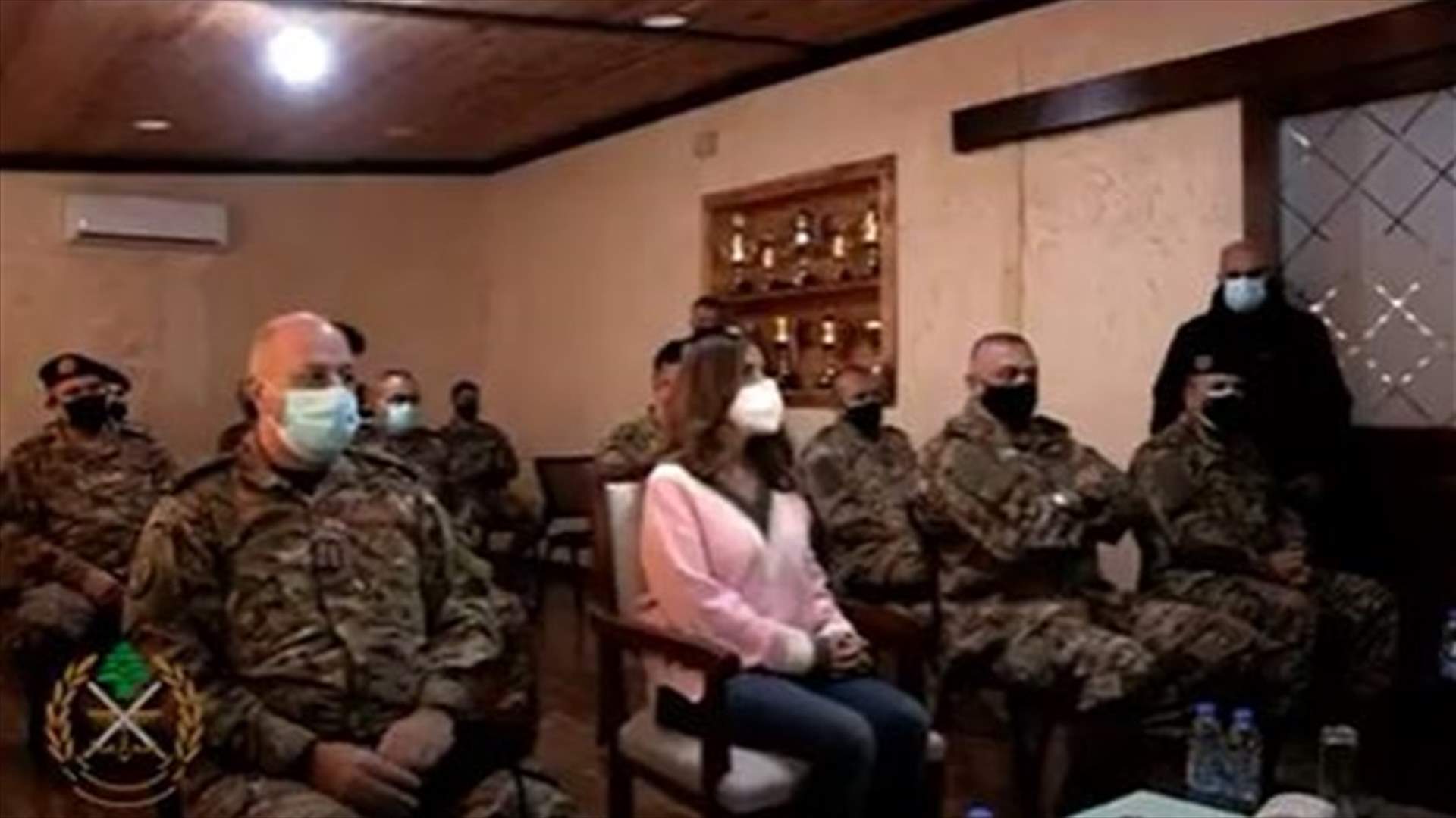 عكر تفقدت مراكز ألوية وأفواج الجيش اللبناني في الشمال(فيديو)
