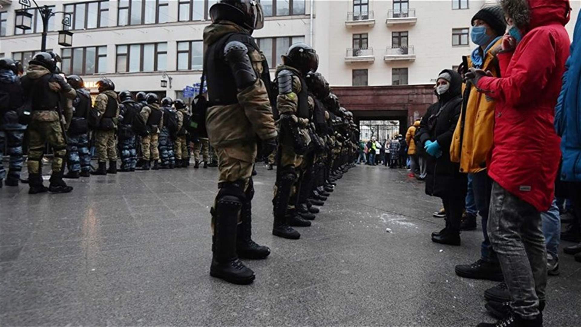 اعتقال أكثر من ألف شخص في روسيا بينهم 142 في موسكو أثناء تظاهرات مؤيدة لنافاني