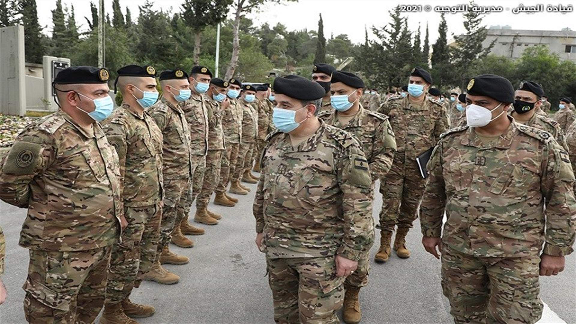رئيس الأركان تفقد قيادة فوج الأشغال المستقل في حارة الست