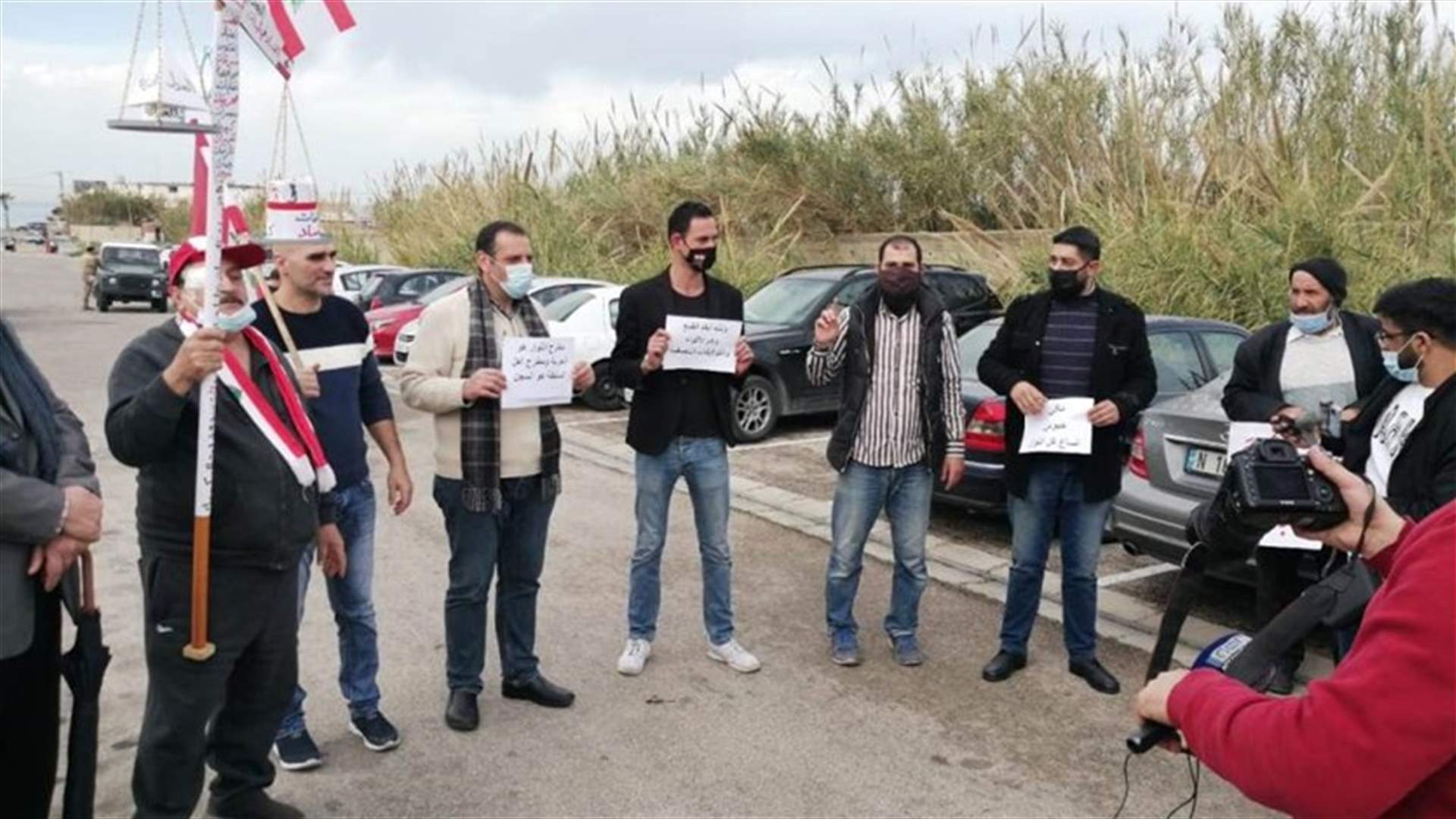 وقفة أمام قصر عدل صيدا رفضا للتوقيفات ولعدم الكشف بعد عن ملابسات انفجار المرفأ