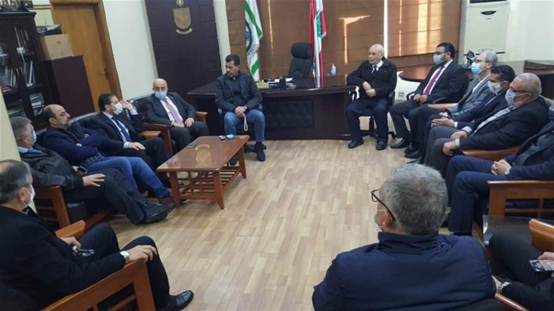 كرامي زار بلدية طرابلس متفقدا الاضرار التي لحقت بها