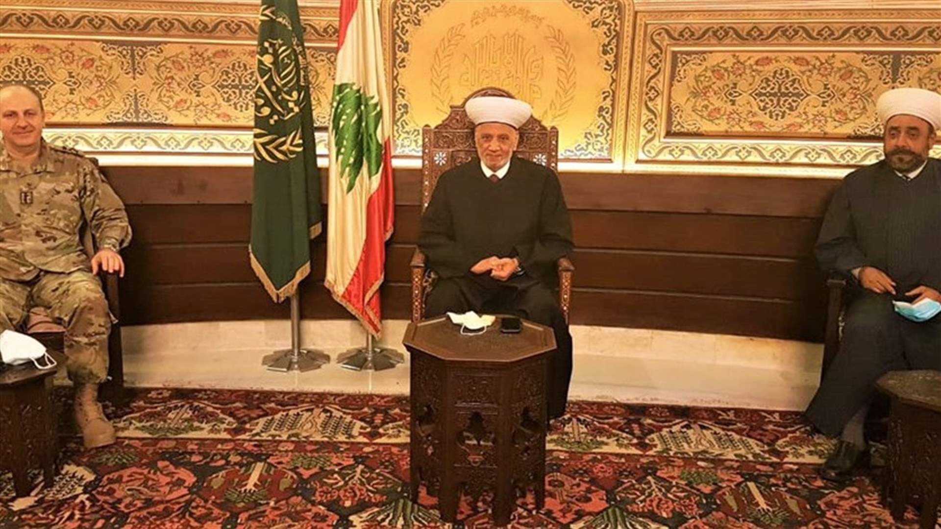 المفتي دريان اطلع من اللواء الاسمر على ما حصل في طرابلس... اليكم التفاصيل