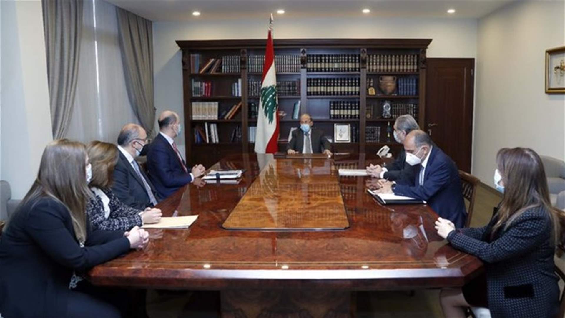 عون اطلع من مجلس ديوان المحاسبة على مسار عمل الديوان في التدقيق في قطع الحسابات للدولة