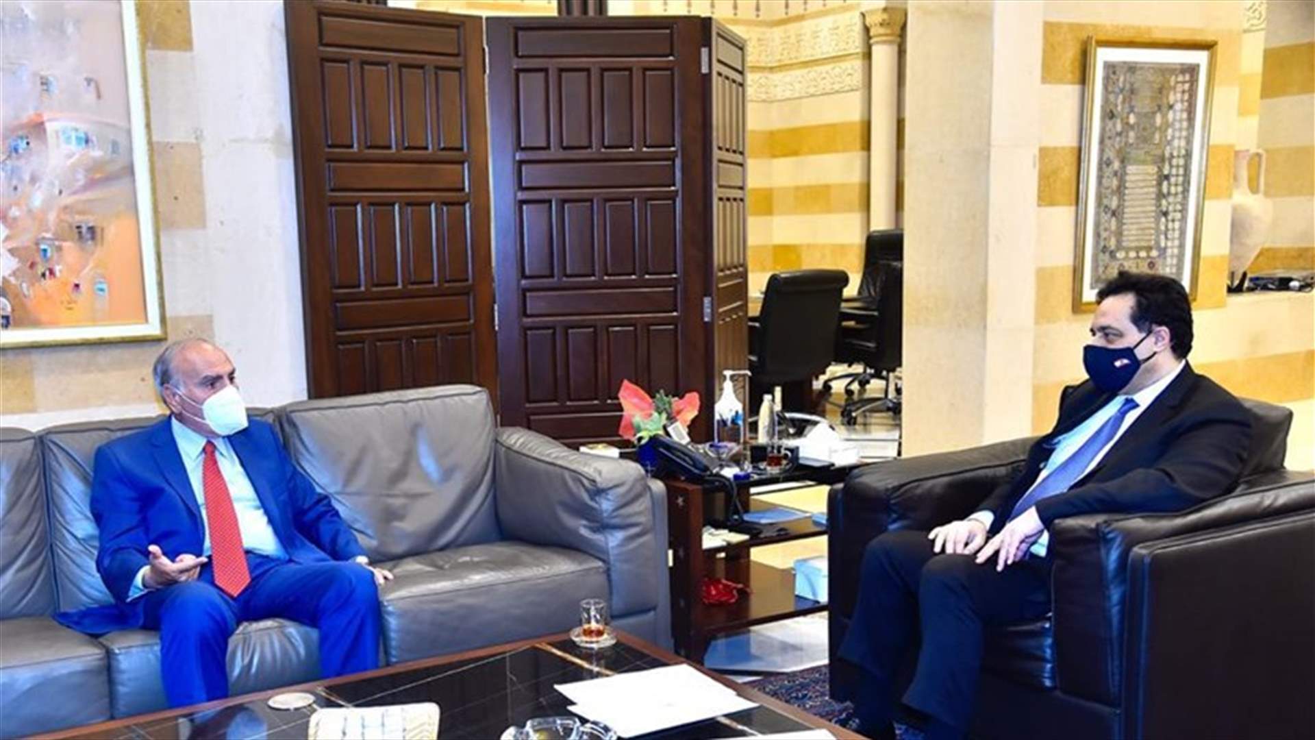 Diab, Rahme discuss security situation in the Bekaa, Corona outbreak in the country