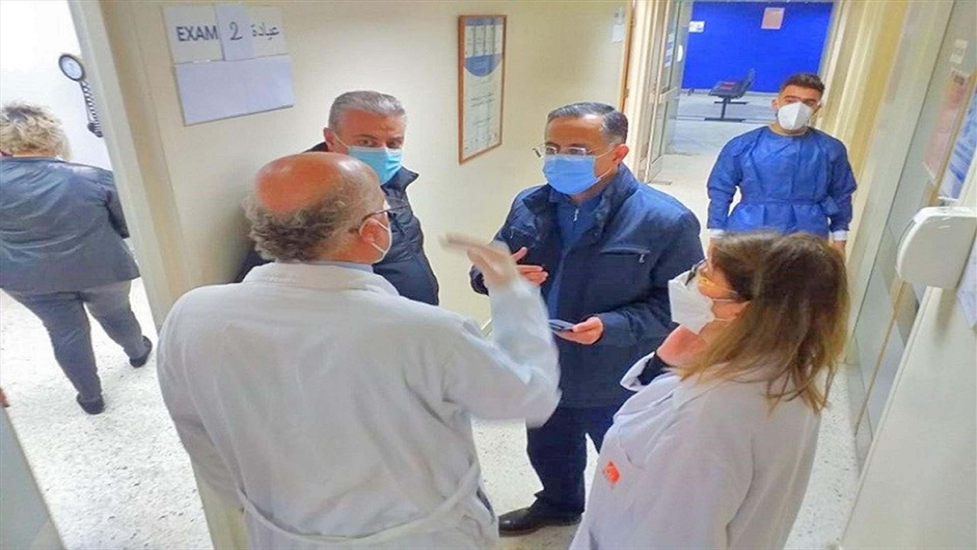 انطلاق عملية التطعيم في مستشفى طرابلس... عدرة: لا خلاص من الوباء الا بتلقي اللقاح