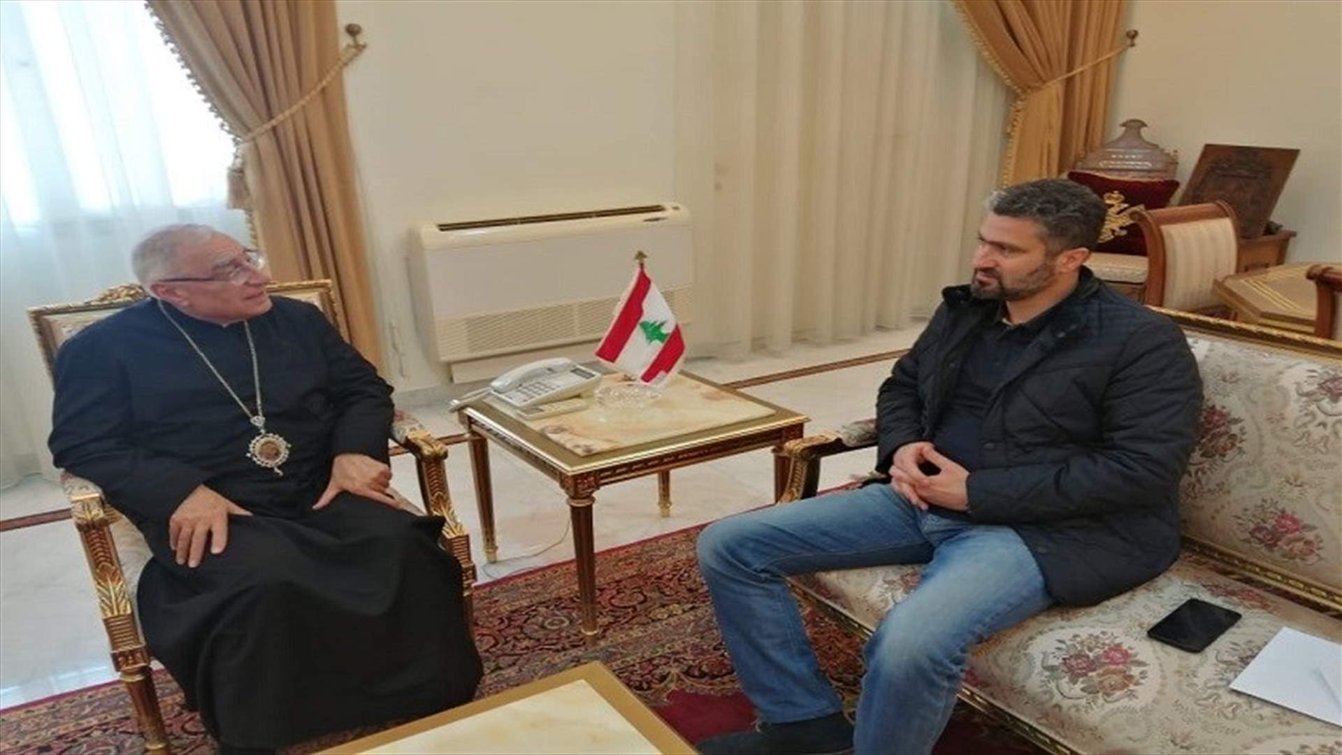العبسي التقى معلوف وعقيص والرياشي... اليكم التفاصيل