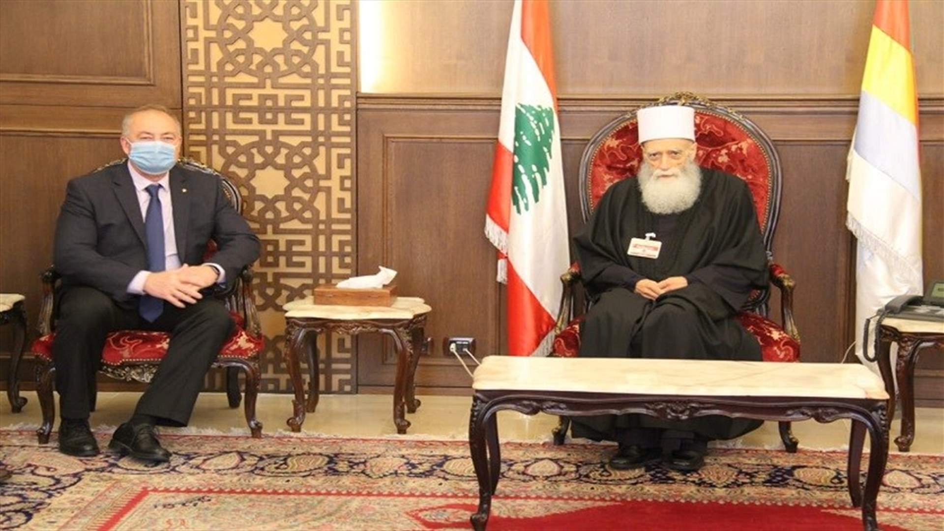 الشيخ حسن استقبل روداكوف: نشدد على الدور الروسي للمساهمة في تسريع تأليف الحكومة