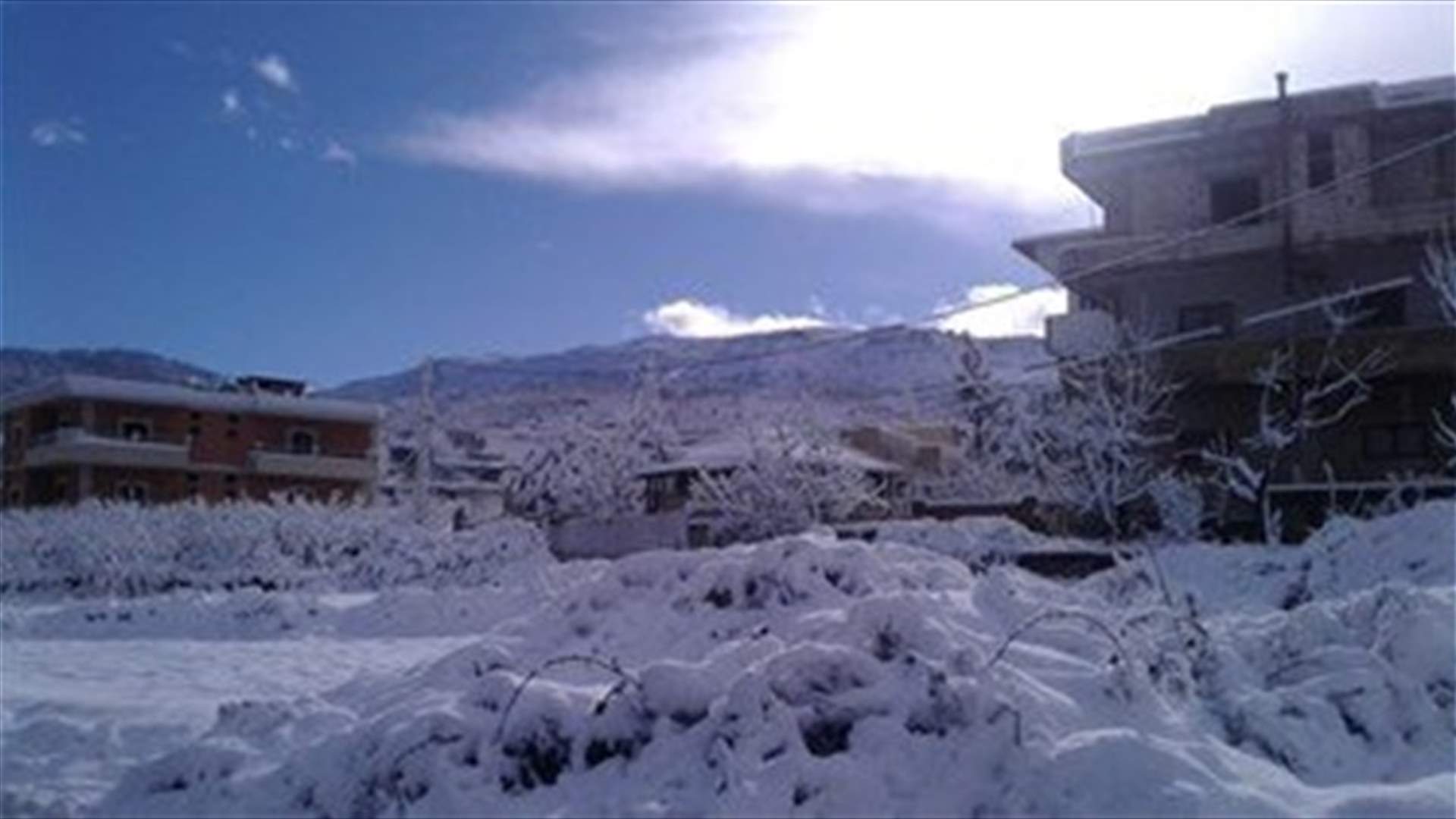 Snow blankets Lebanon as Storm Joyce hits-[PHOTOS+VIDEOS]