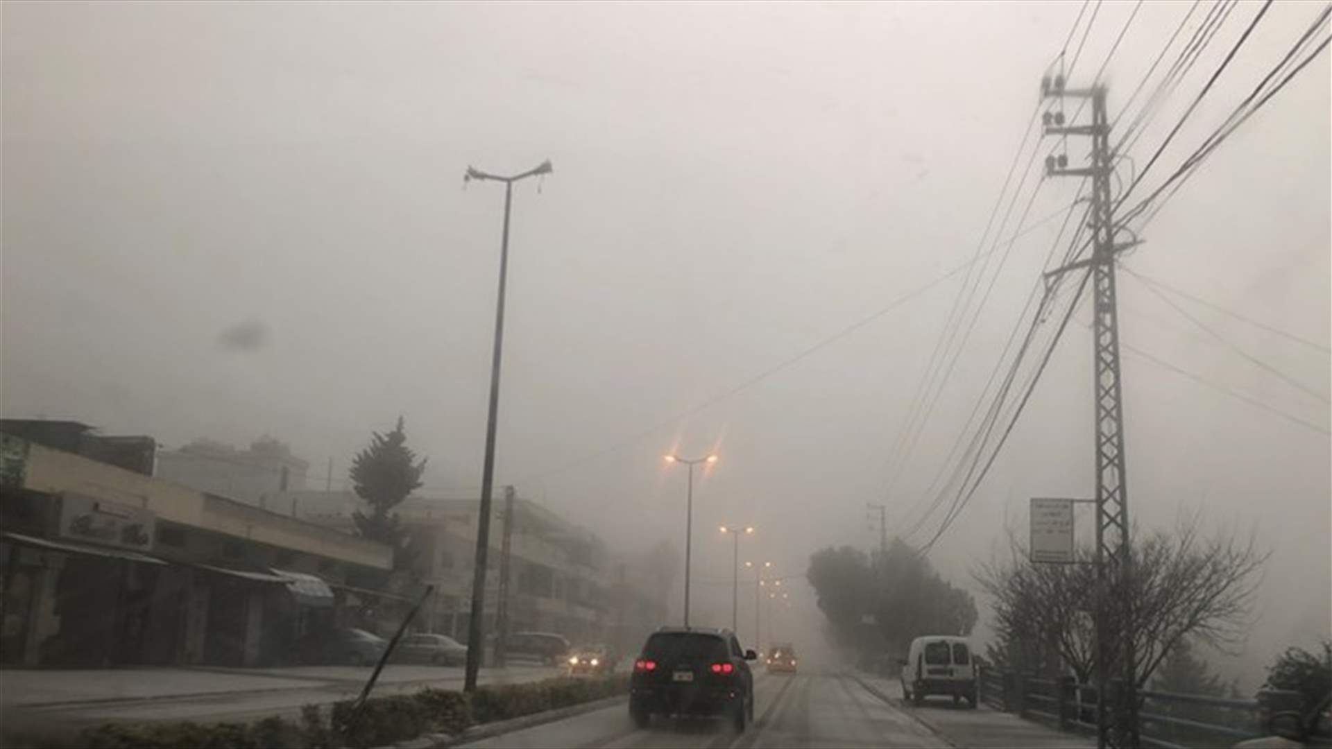 الثلج تساقط لاول مرة منذ سنين في قرى قضاء مرجعيون