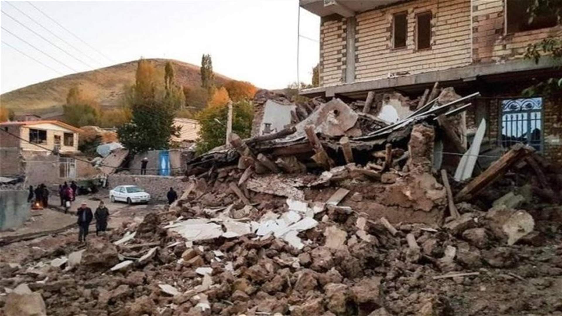 إصابة 30 شخصاً بجروح إثر زلزال بقوة 5,4 درجات في جنوب غرب إيران