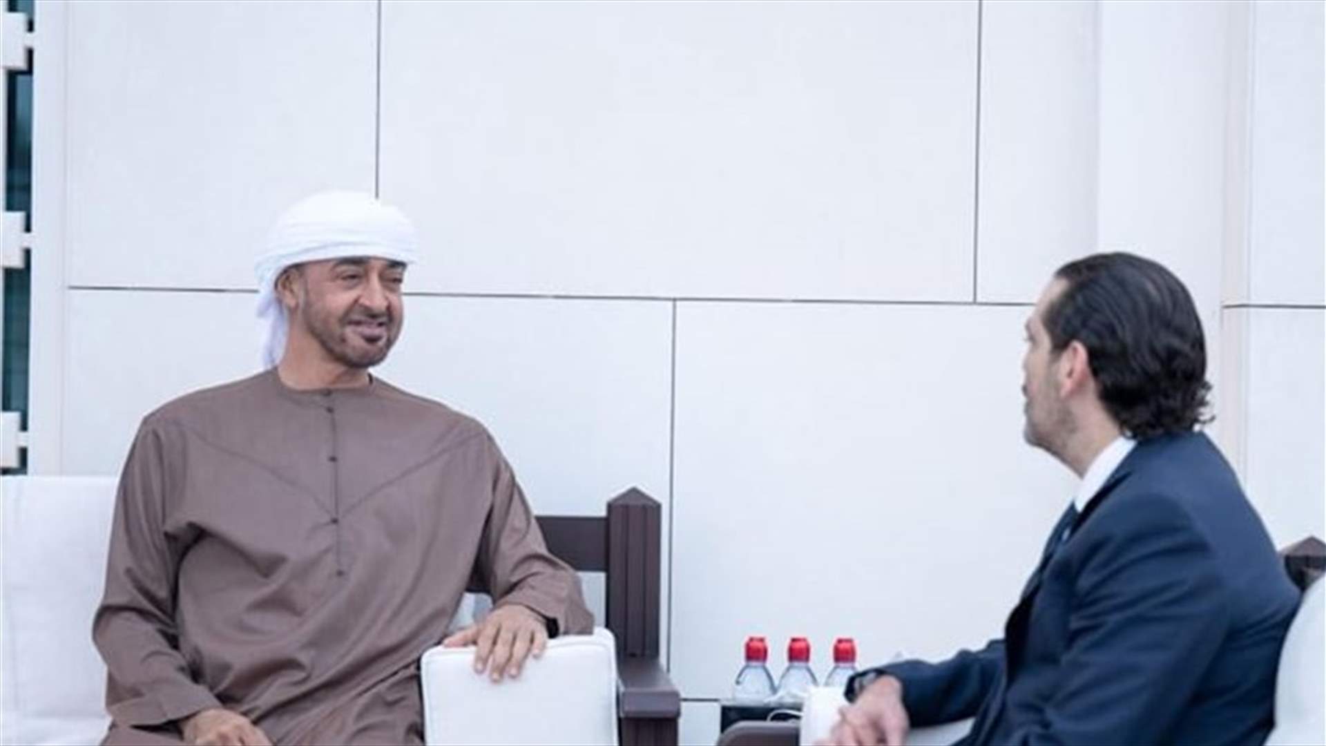 اليكم تفاصيل اللقاء بين ولي عهد أبوظبي والحريري...