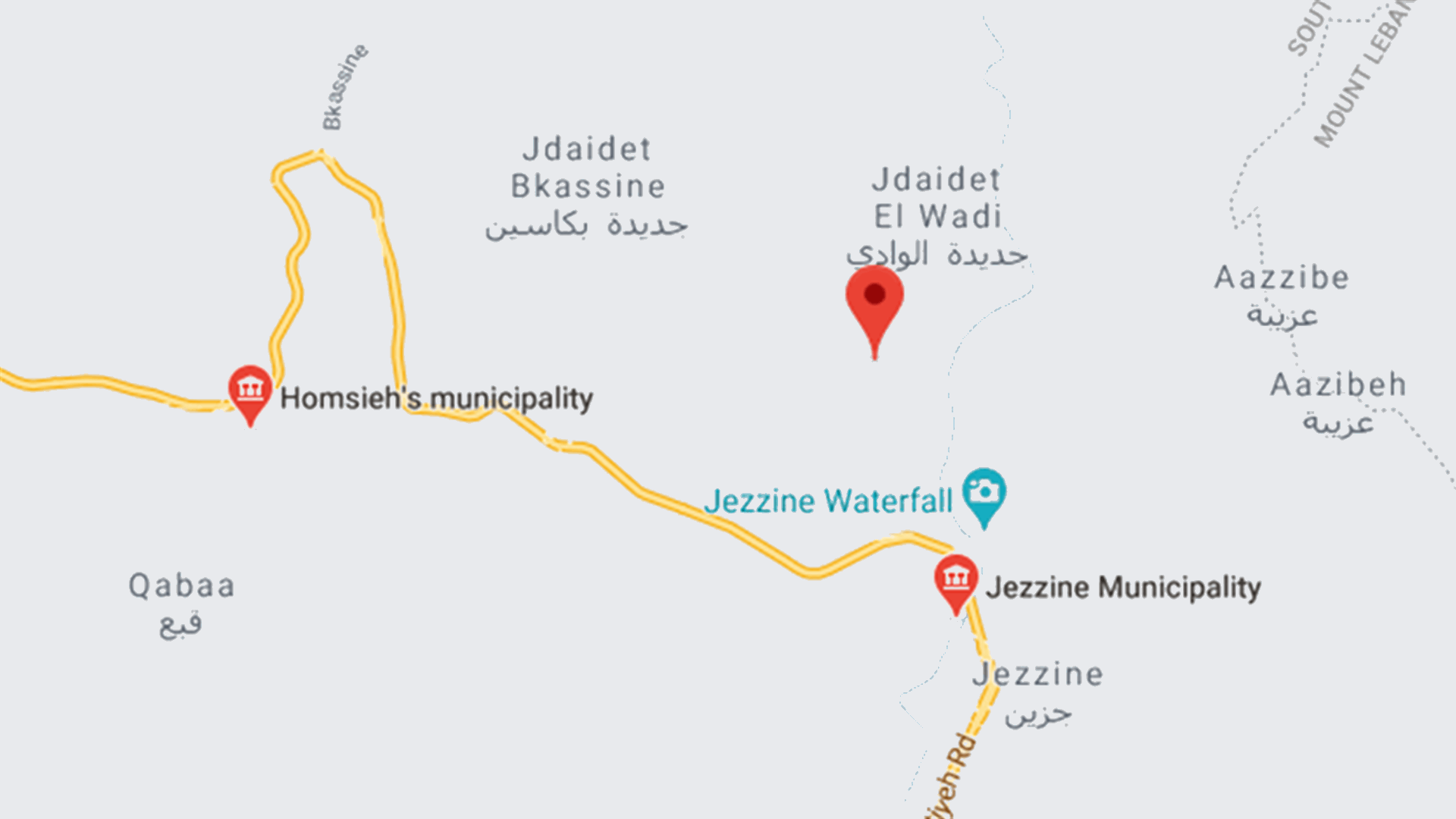 سرقة بطارية موتور كهربائي لبلدية وادي جزين