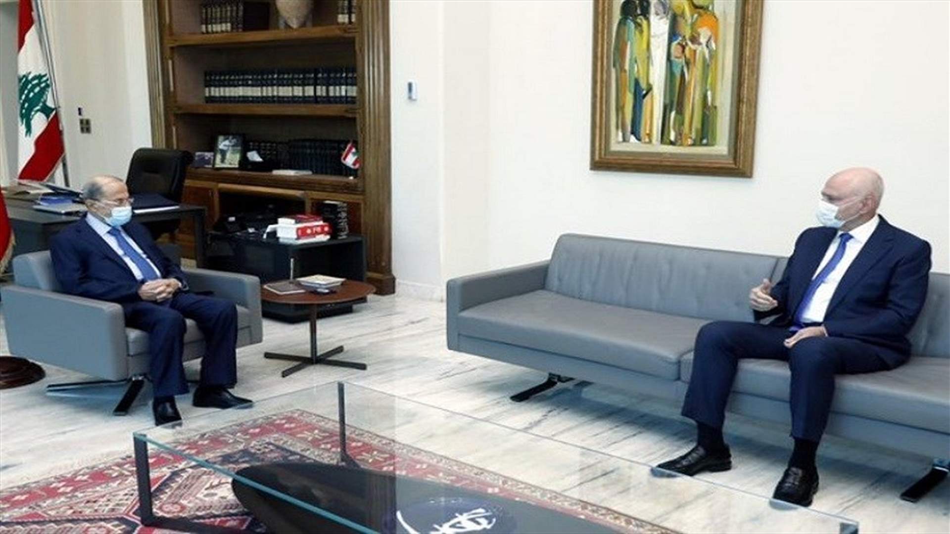 عون التقى بانو والسفير التركي